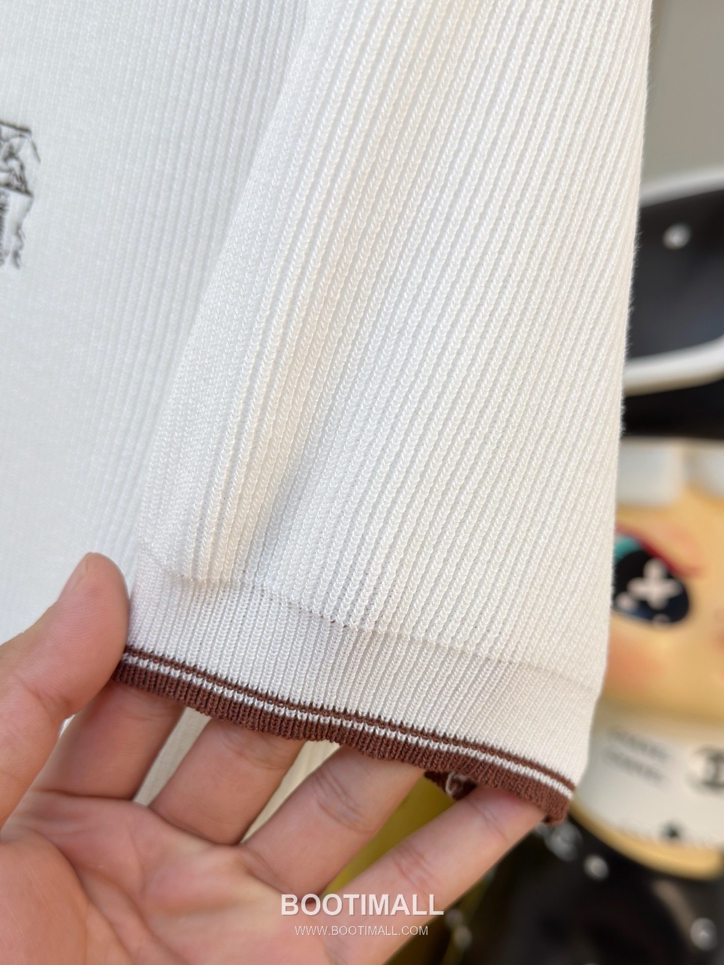 Bruti Premium Knit Short Sleeve T-Shirt Multi Color 브루티 프리미엄 니트 반팔 티셔츠 멀티 컬러 6