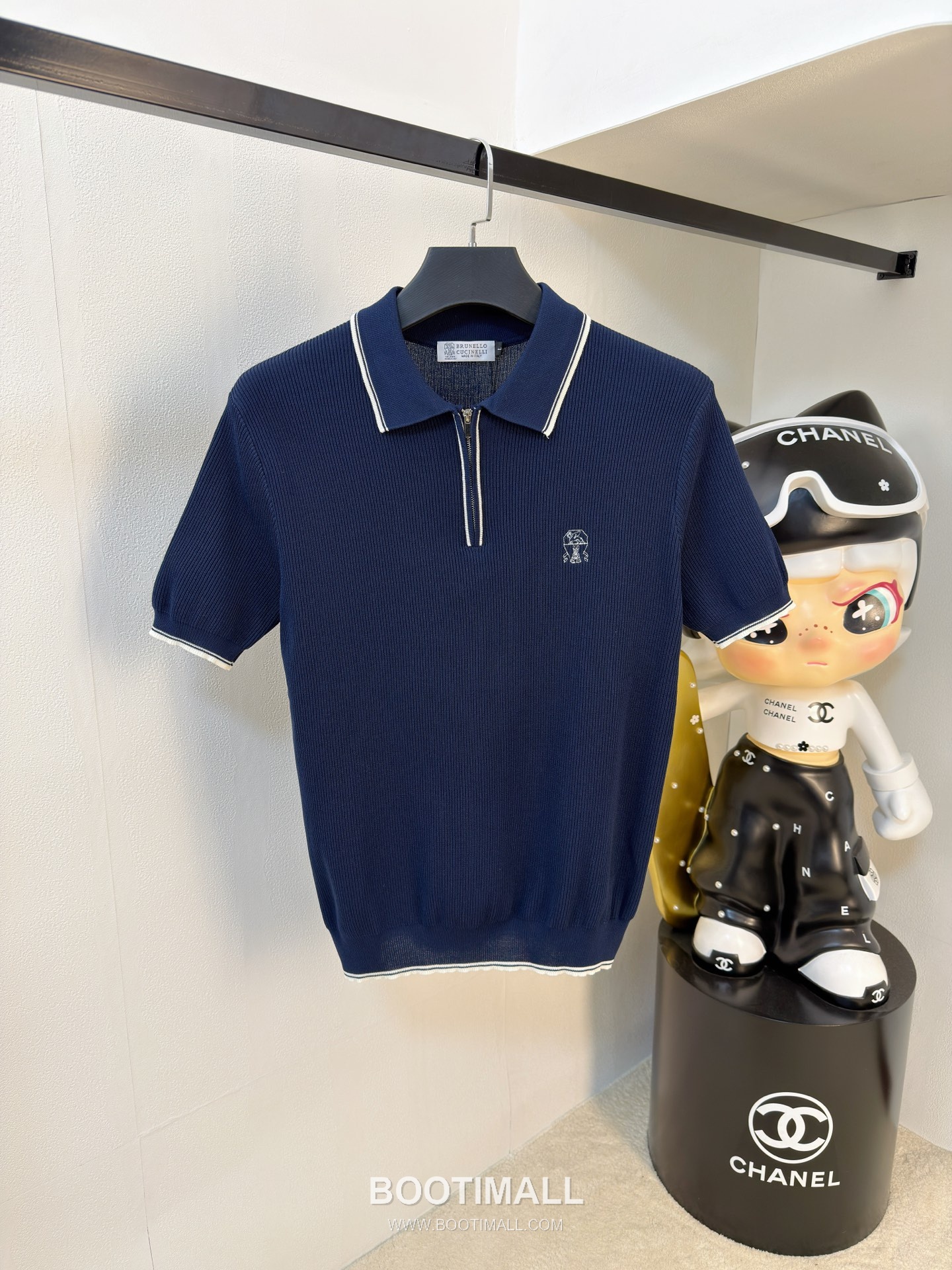 Bruti Premium Knit Short Sleeve T-Shirt Multi Color 브루티 프리미엄 니트 반팔 티셔츠 멀티 컬러 1