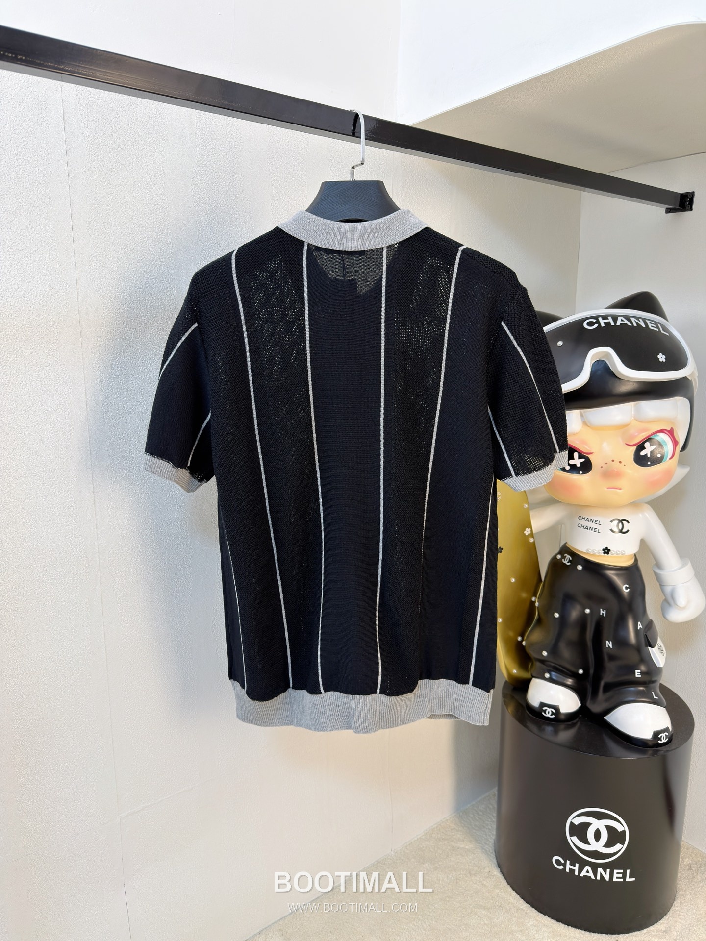 Prada Premium Knit Short Sleeve T-Shirt Navy 프라다 프리미엄 니트 반팔 티셔츠 네이비 9