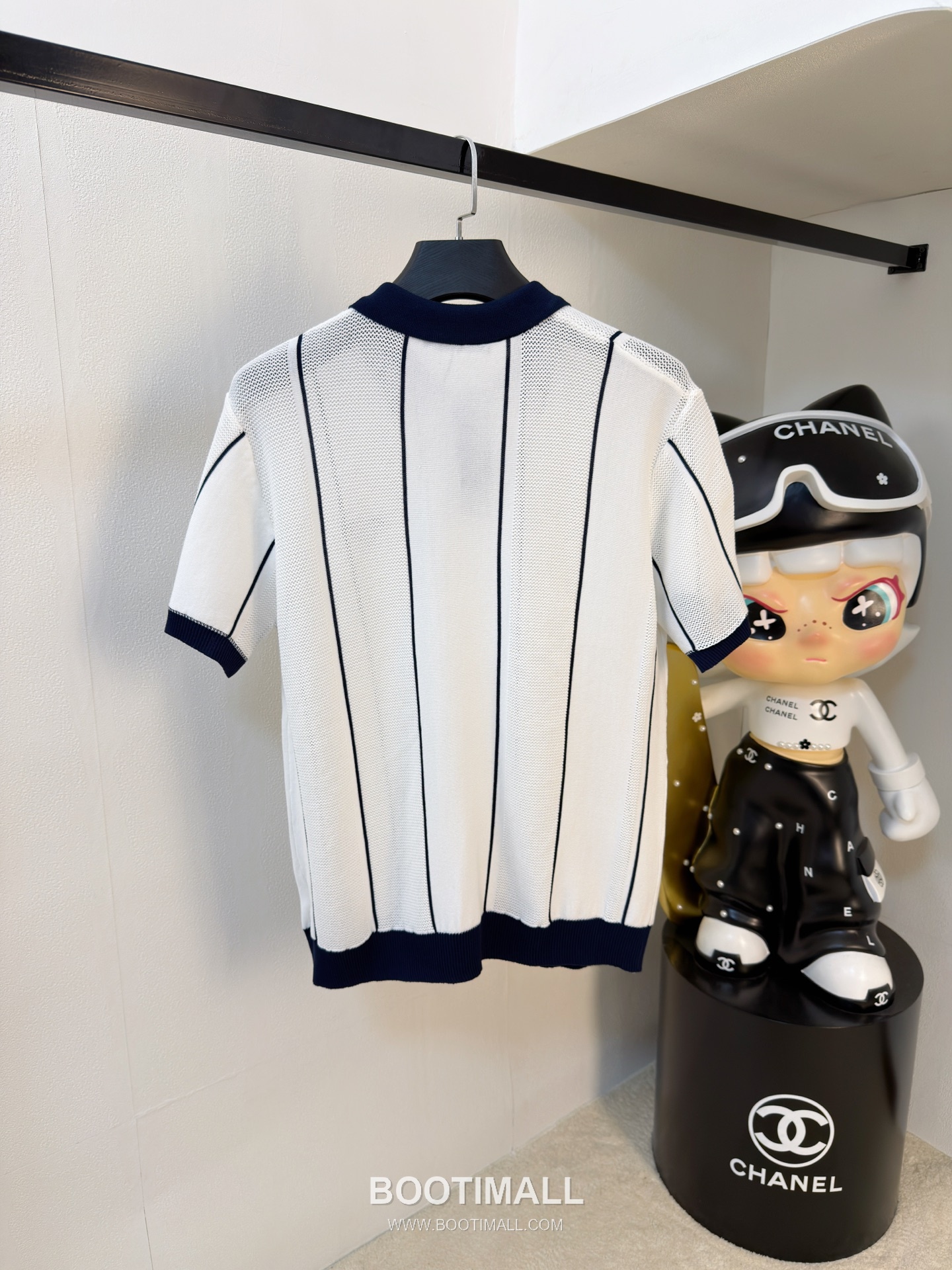 Prada Premium Knit Short Sleeve T-Shirt Navy 프라다 프리미엄 니트 반팔 티셔츠 네이비 8