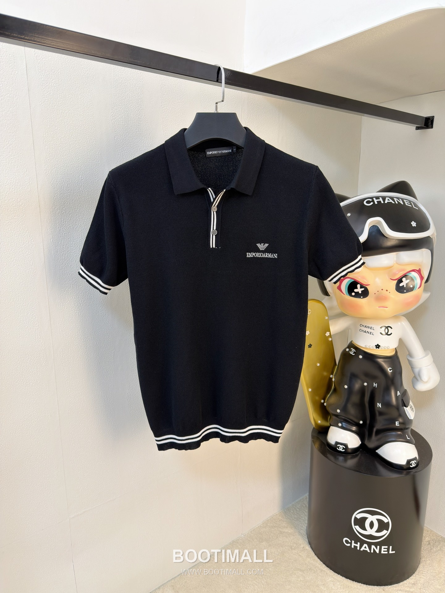 Armani Cotton Knit Short Sleeve T-Shirt 아르마니 코튼 니트 반팔 티셔츠 1