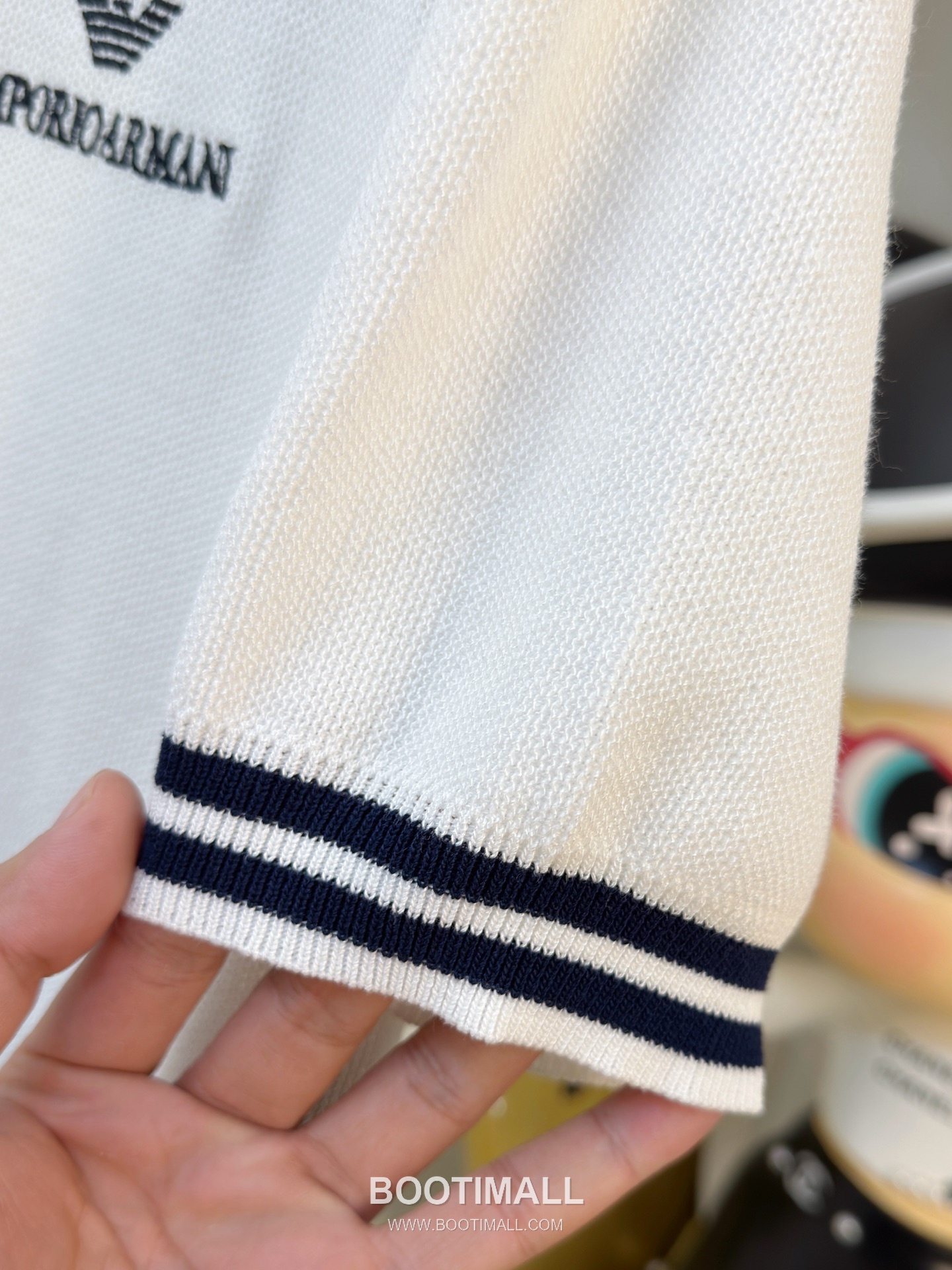 Armani Cotton Knit Short Sleeve T-Shirt 아르마니 코튼 니트 반팔 티셔츠 6