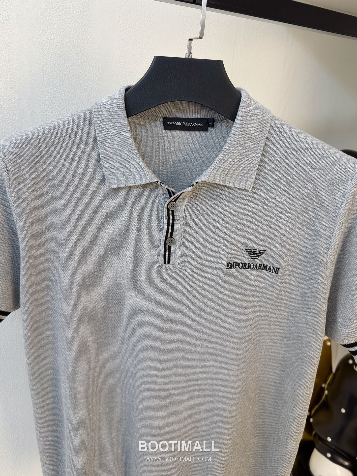 Armani Cotton Knit Short Sleeve T-Shirt 아르마니 코튼 니트 반팔 티셔츠 2