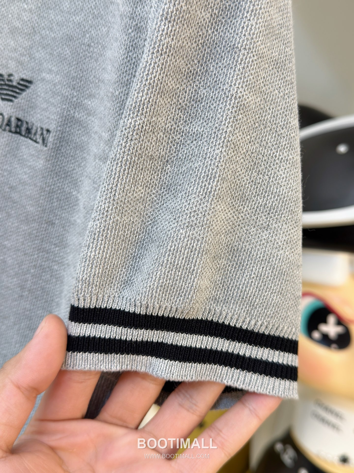 Armani Cotton Knit Short Sleeve T-Shirt 아르마니 코튼 니트 반팔 티셔츠 6