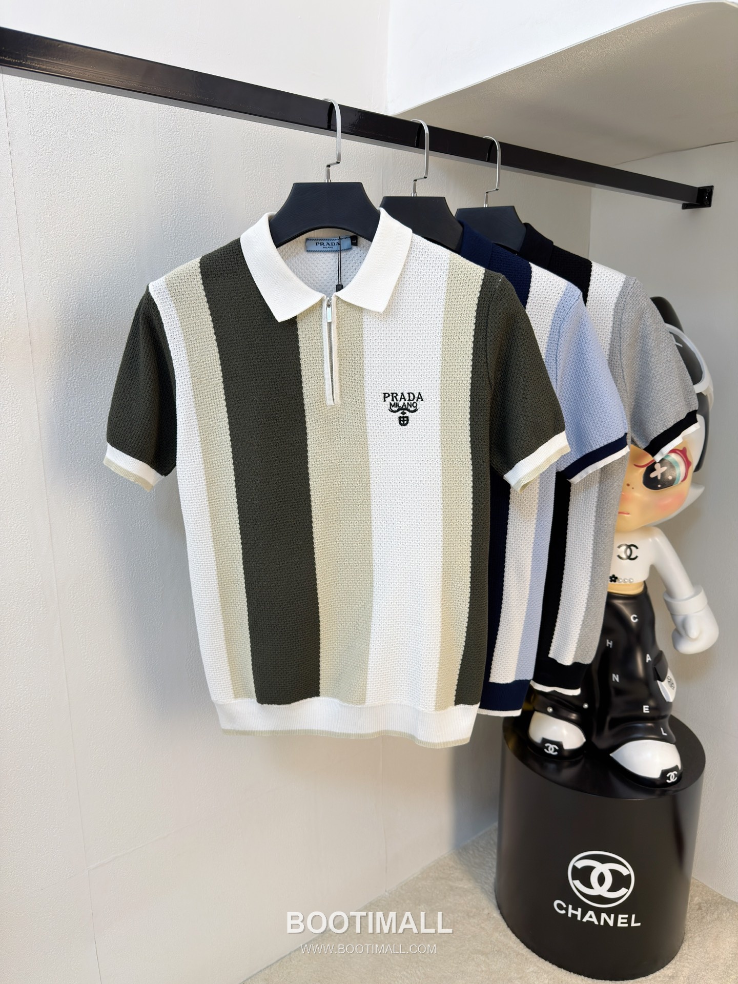 Prada Premium Knit Short Sleeve T-Shirt 프라다 프리미엄 니트 반팔 티셔츠 1