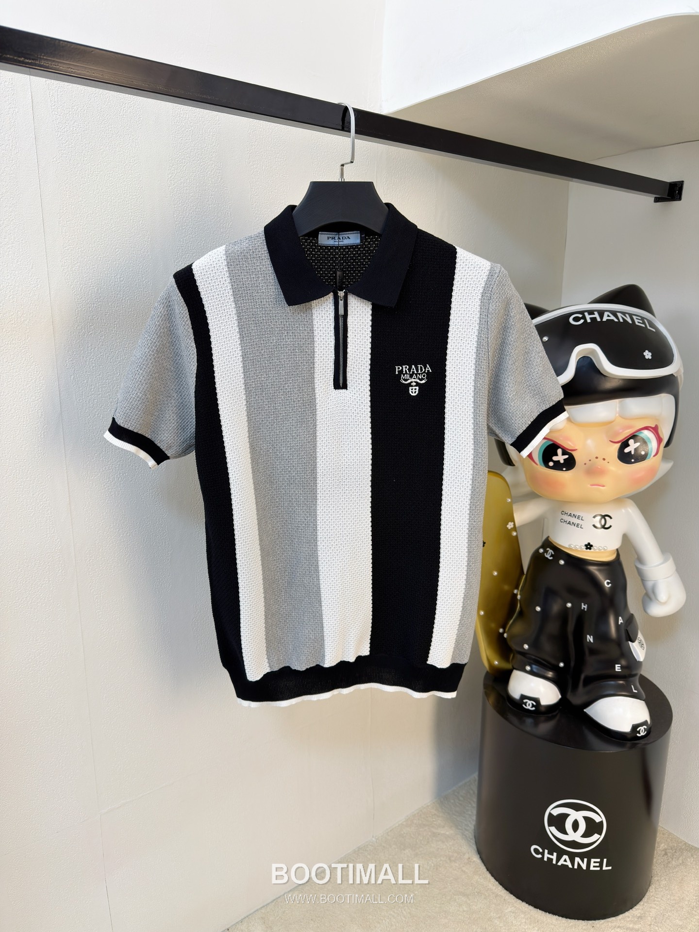 Prada Premium Knit Short Sleeve T-Shirt 프라다 프리미엄 니트 반팔 티셔츠 1