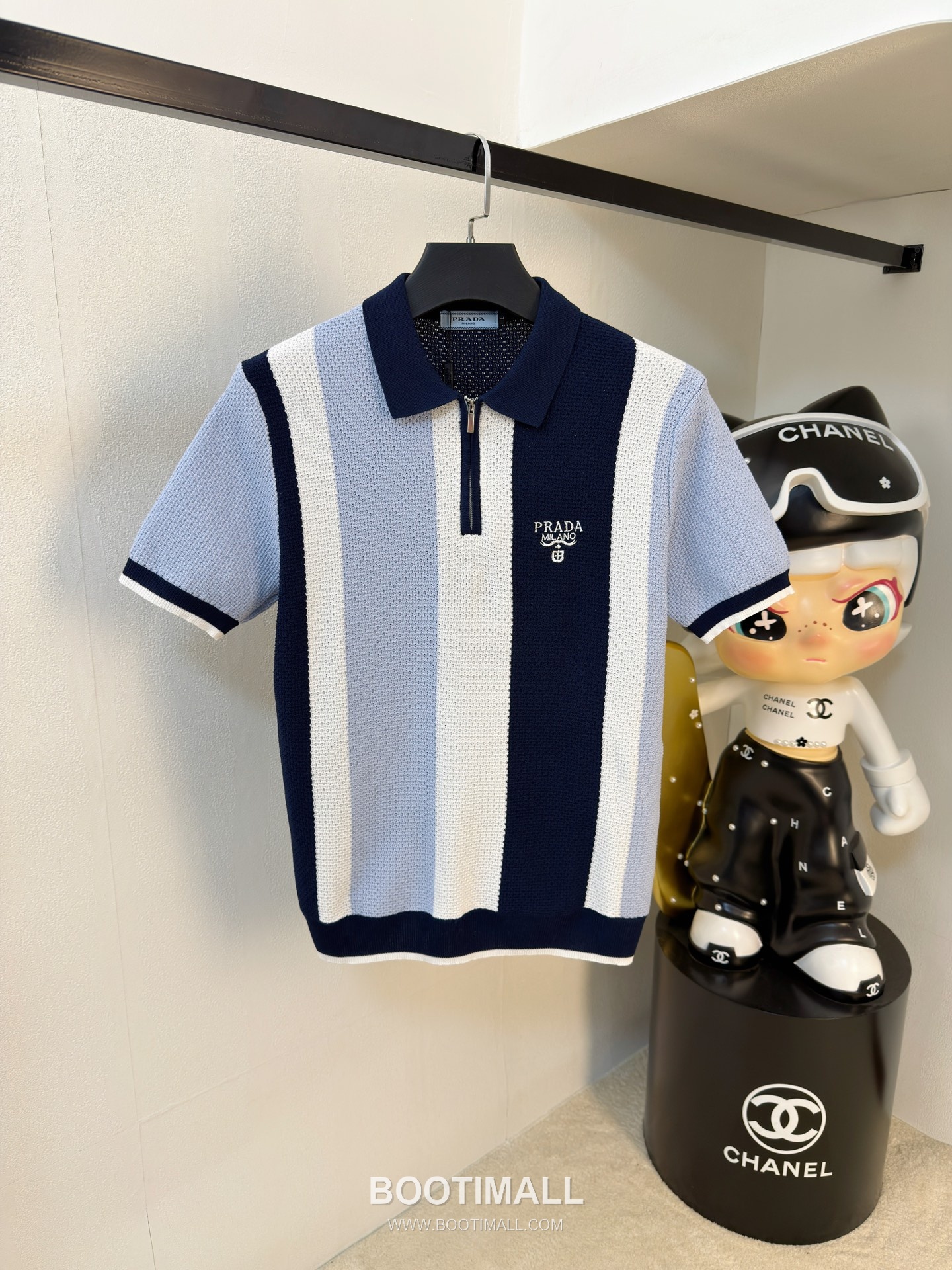 Prada Premium Knit Short Sleeve T-Shirt 프라다 프리미엄 니트 반팔 티셔츠 1