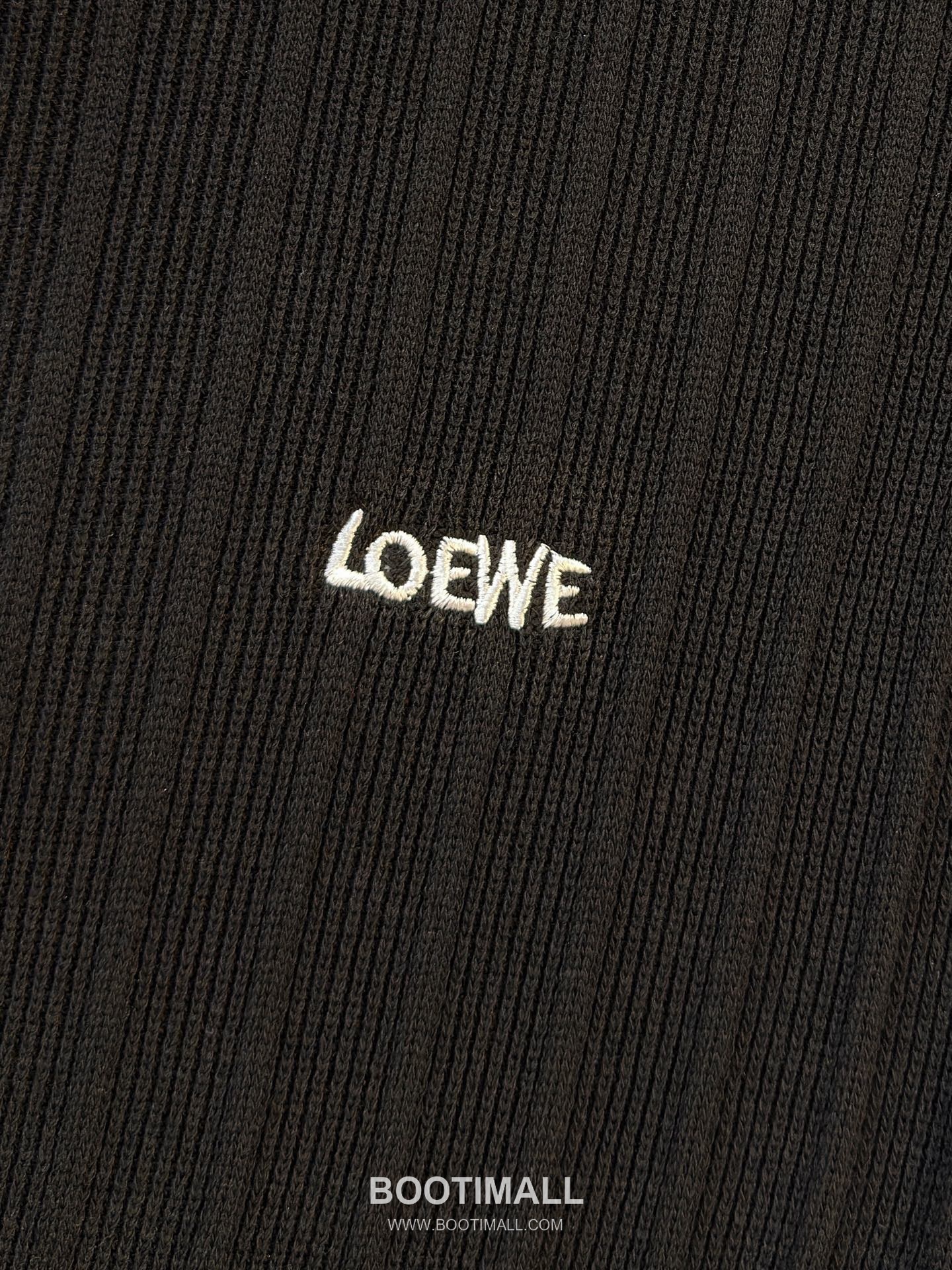 Loewe Premium Knit Short Sleeve T-Shirt Navy 로에베 프리미엄 니트 반팔 티셔츠 네이비 5