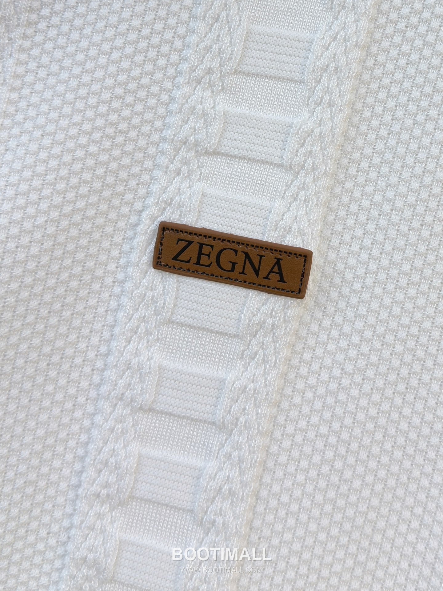 Zegna Knit Short Sleeve T-Shirt Navy 제냐 니트 반팔 티셔츠 네이비 5