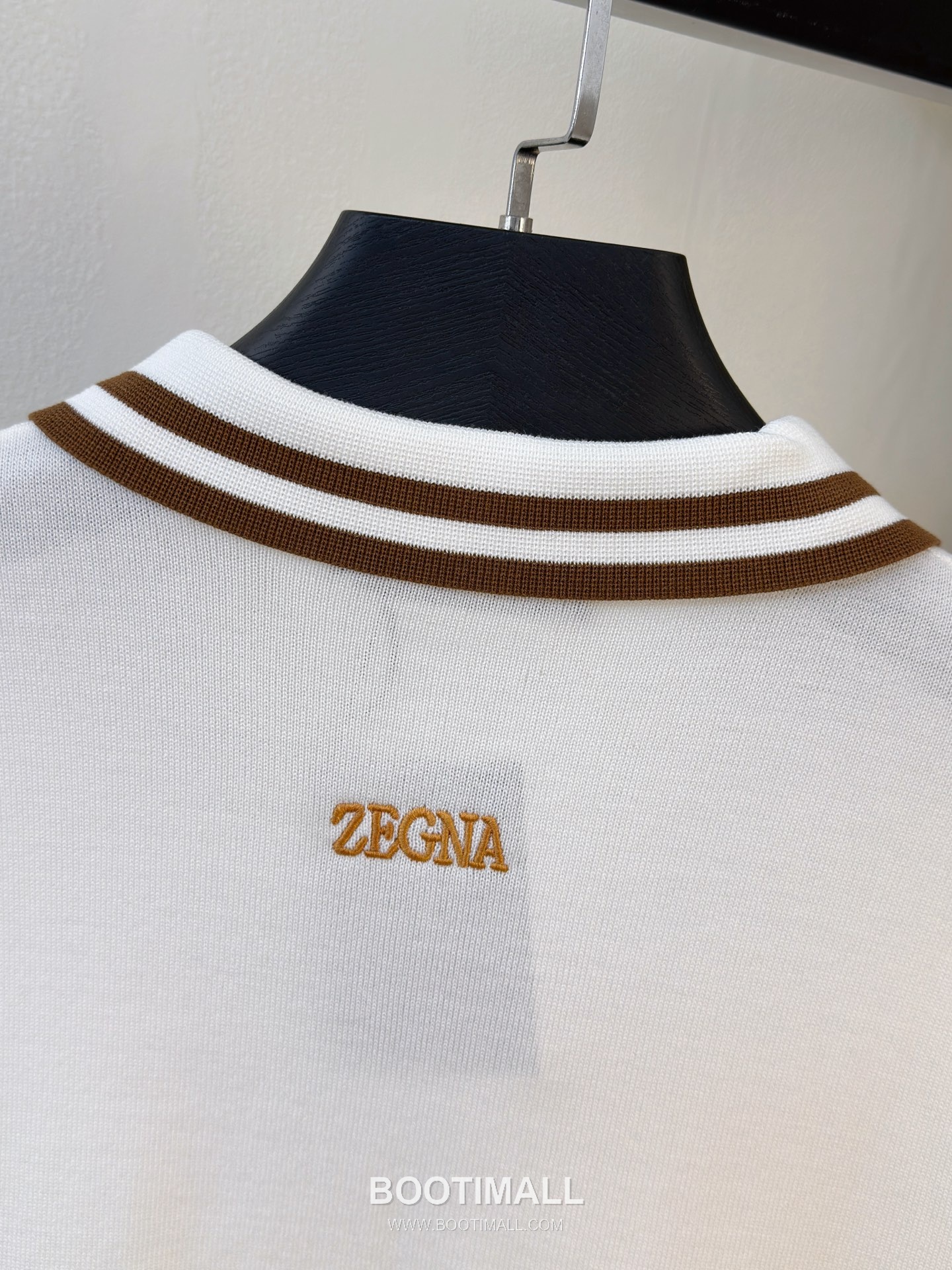 Zegna Knit Short Sleeve T-Shirt Navy 제냐 니트 반팔 티셔츠 네이비 8