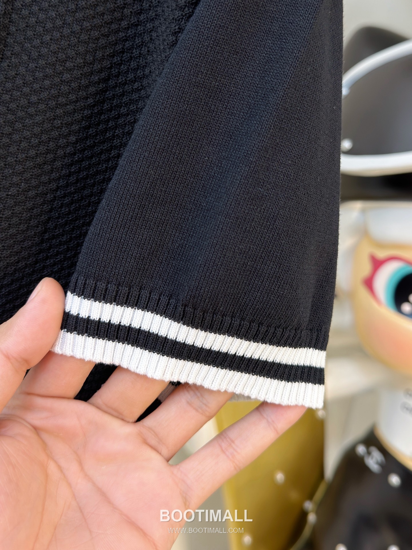 Zegna Knit Short Sleeve T-Shirt Navy 제냐 니트 반팔 티셔츠 네이비 6