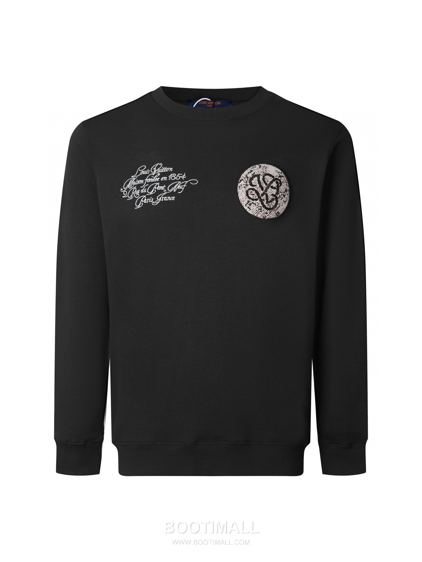 Louis Vuitton Badge Embroidered Checkerboard Terry Cotton T-Shirt 루이비통 배지 자수 체커보드 테리 코튼 티셔츠 1