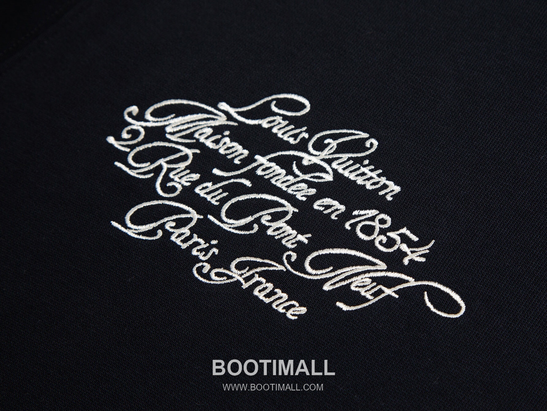 Louis Vuitton Badge Embroidered Checkerboard Terry Cotton T-Shirt 루이비통 배지 자수 체커보드 테리 코튼 티셔츠 3