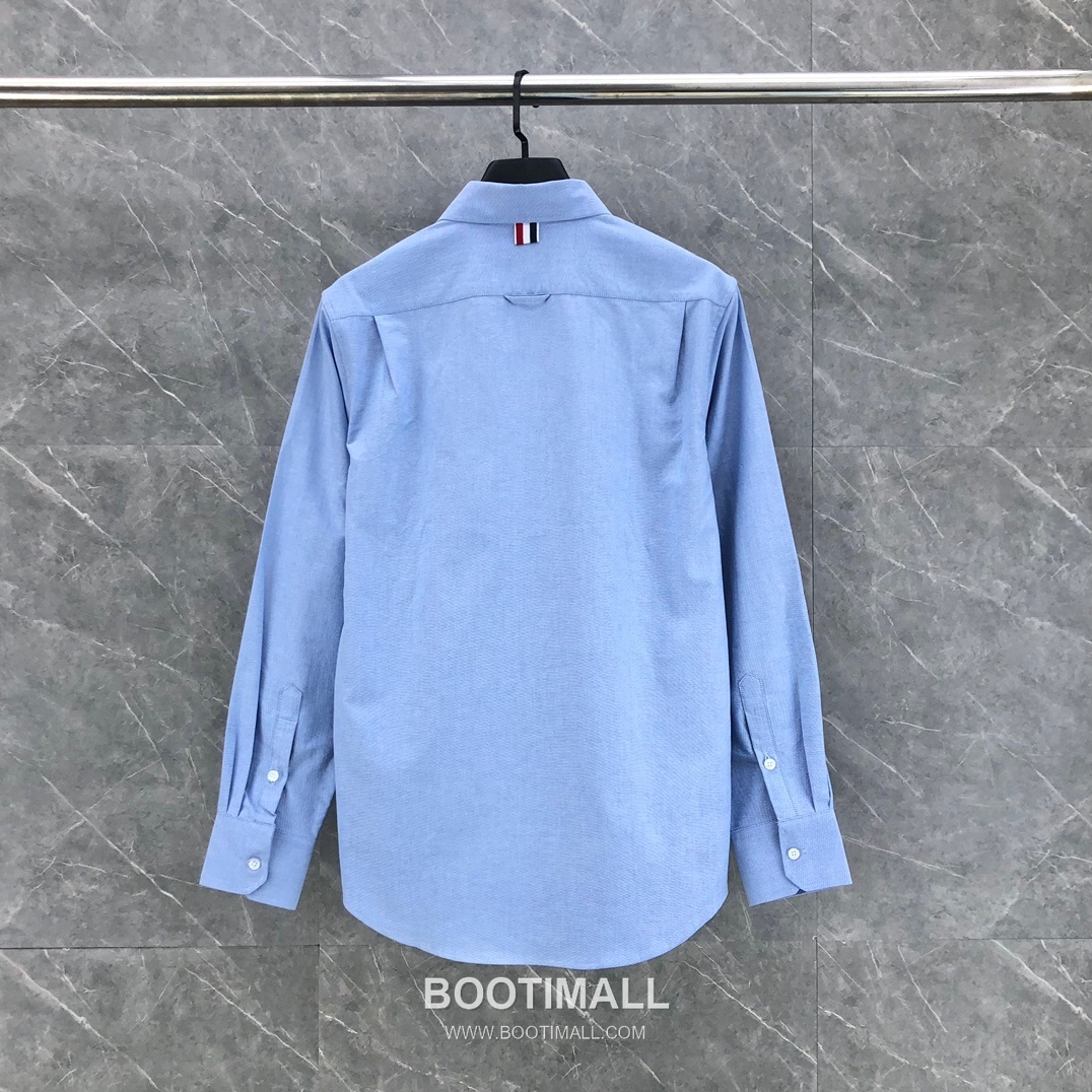 Thom Browne Oxford Camouflage Pocket Shirt White Blue 톰브라운 옥스포드 카무플라주 포켓 셔츠 화이트 블루 2