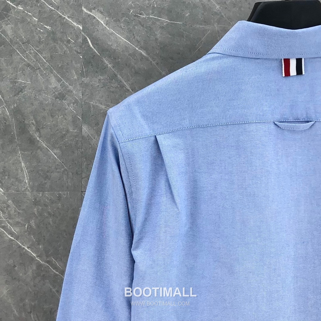 Thom Browne Oxford Camouflage Pocket Shirt White Blue 톰브라운 옥스포드 카무플라주 포켓 셔츠 화이트 블루 4