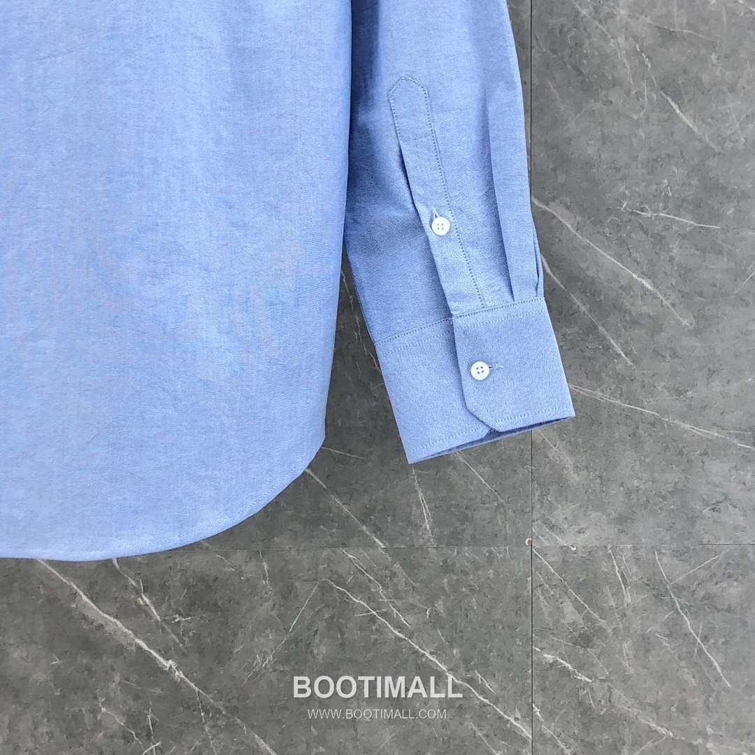 Thom Browne Oxford Camouflage Pocket Shirt White Blue 톰브라운 옥스포드 카무플라주 포켓 셔츠 화이트 블루 6