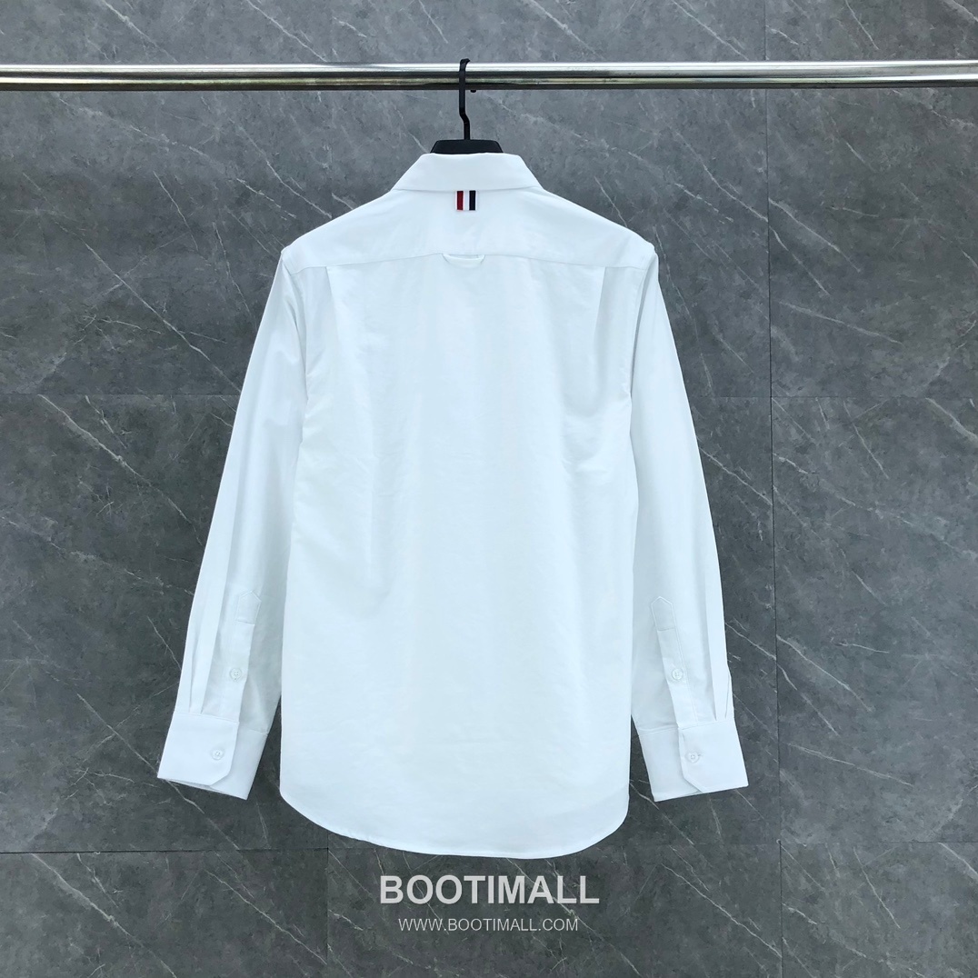 Thom Browne Oxford Camouflage Pocket Shirt White Blue 톰브라운 옥스포드 카무플라주 포켓 셔츠 화이트 블루 2