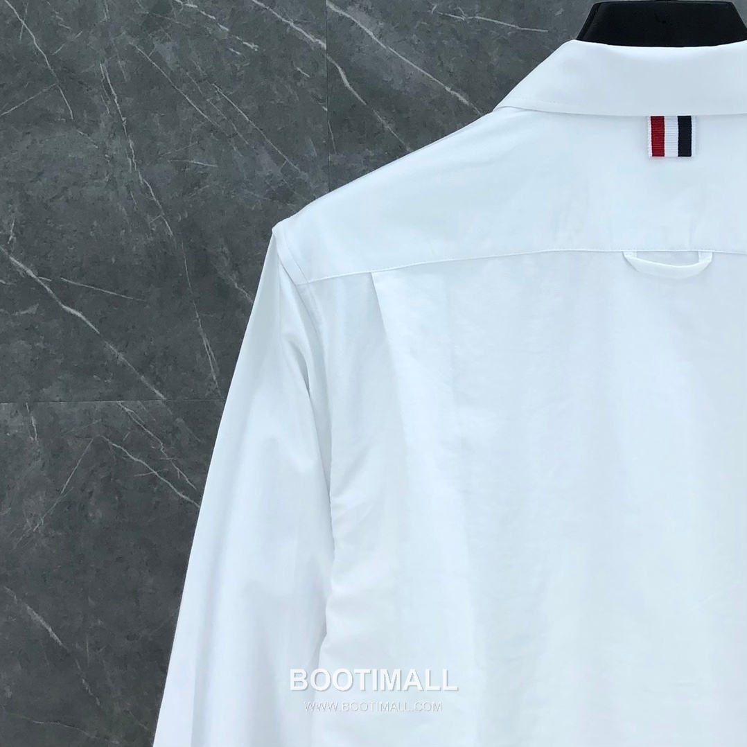 Thom Browne Oxford Camouflage Pocket Shirt White Blue 톰브라운 옥스포드 카무플라주 포켓 셔츠 화이트 블루 4