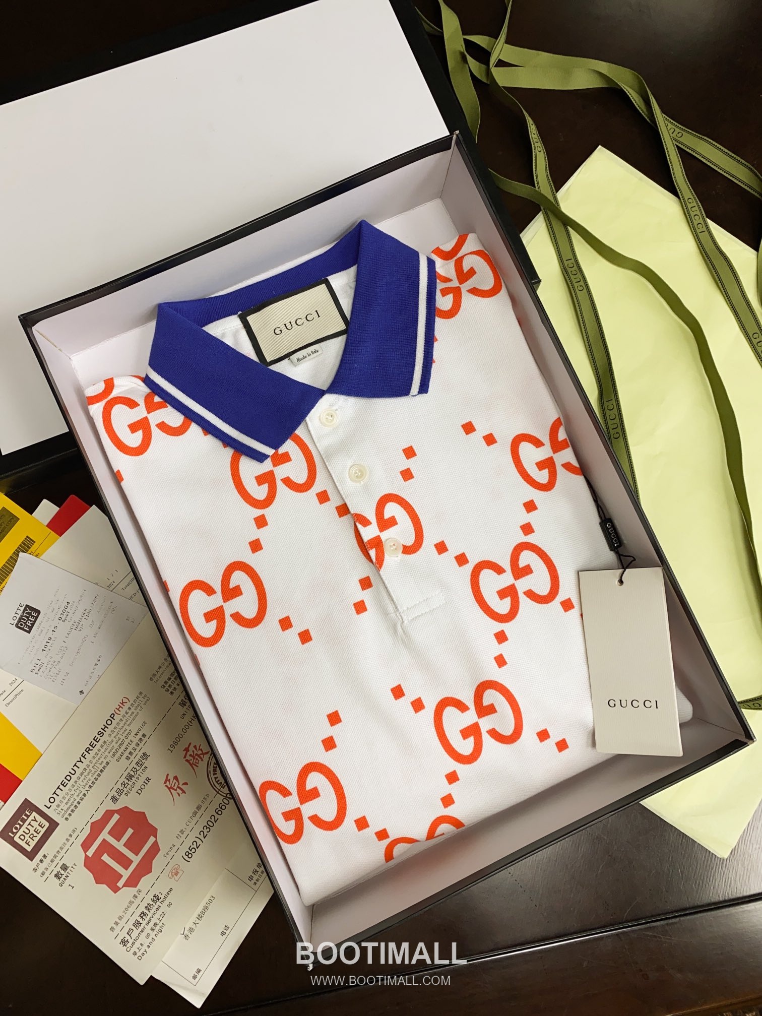 Gucci Embroidered Logo Pique Cotton Polo Shirt 구찌 엠브로이더드 로고 피케 코튼 폴로 셔츠 2