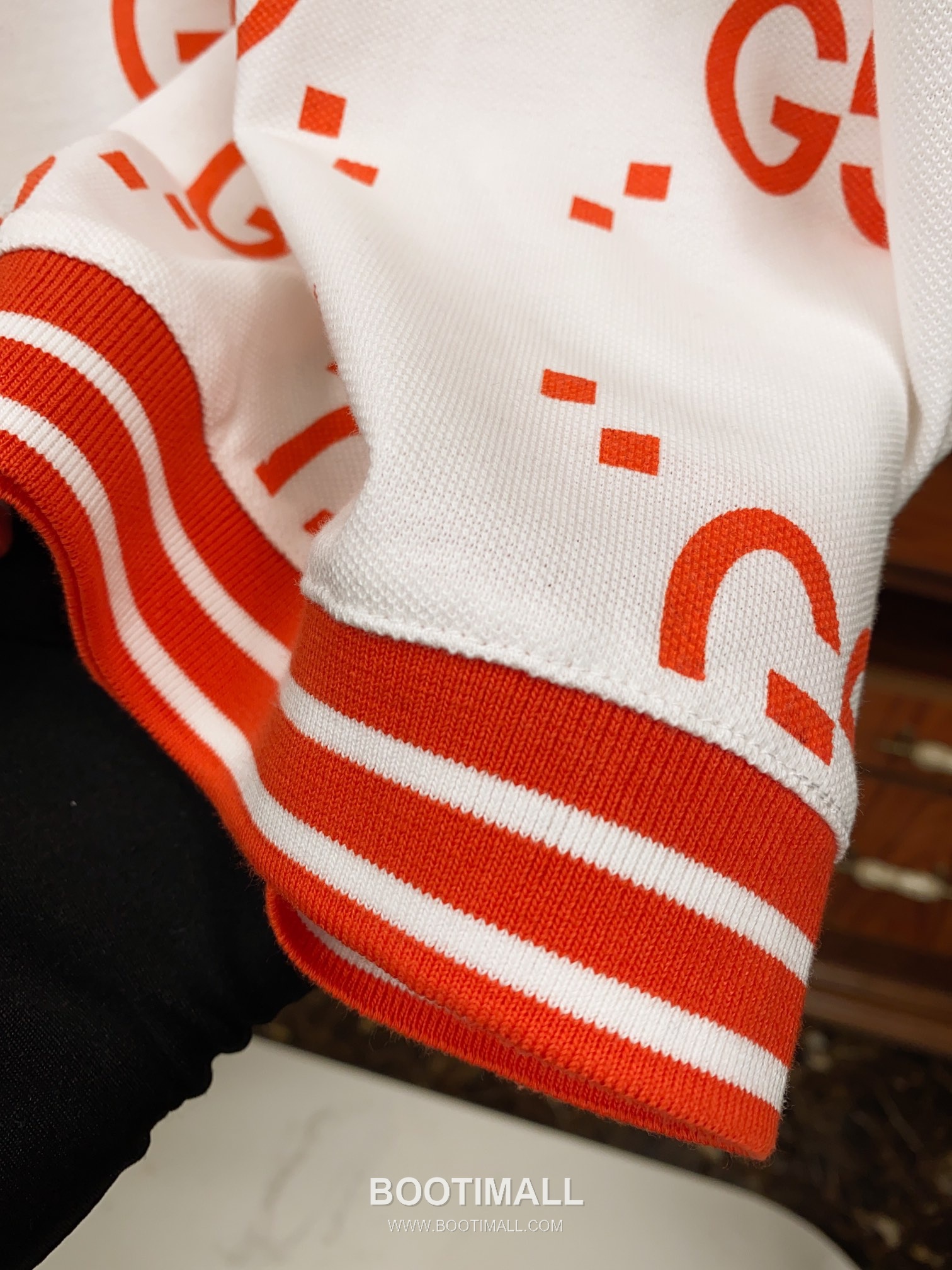 Gucci Embroidered Logo Pique Cotton Polo Shirt 구찌 엠브로이더드 로고 피케 코튼 폴로 셔츠 7