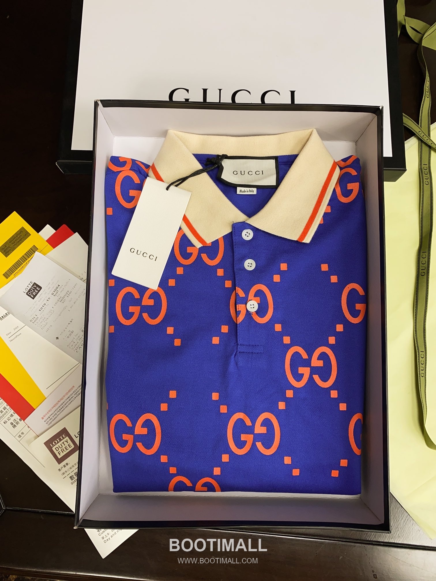 Gucci Embroidered Logo Pique Cotton Polo Shirt 구찌 엠브로이더드 로고 피케 코튼 폴로 셔츠 2