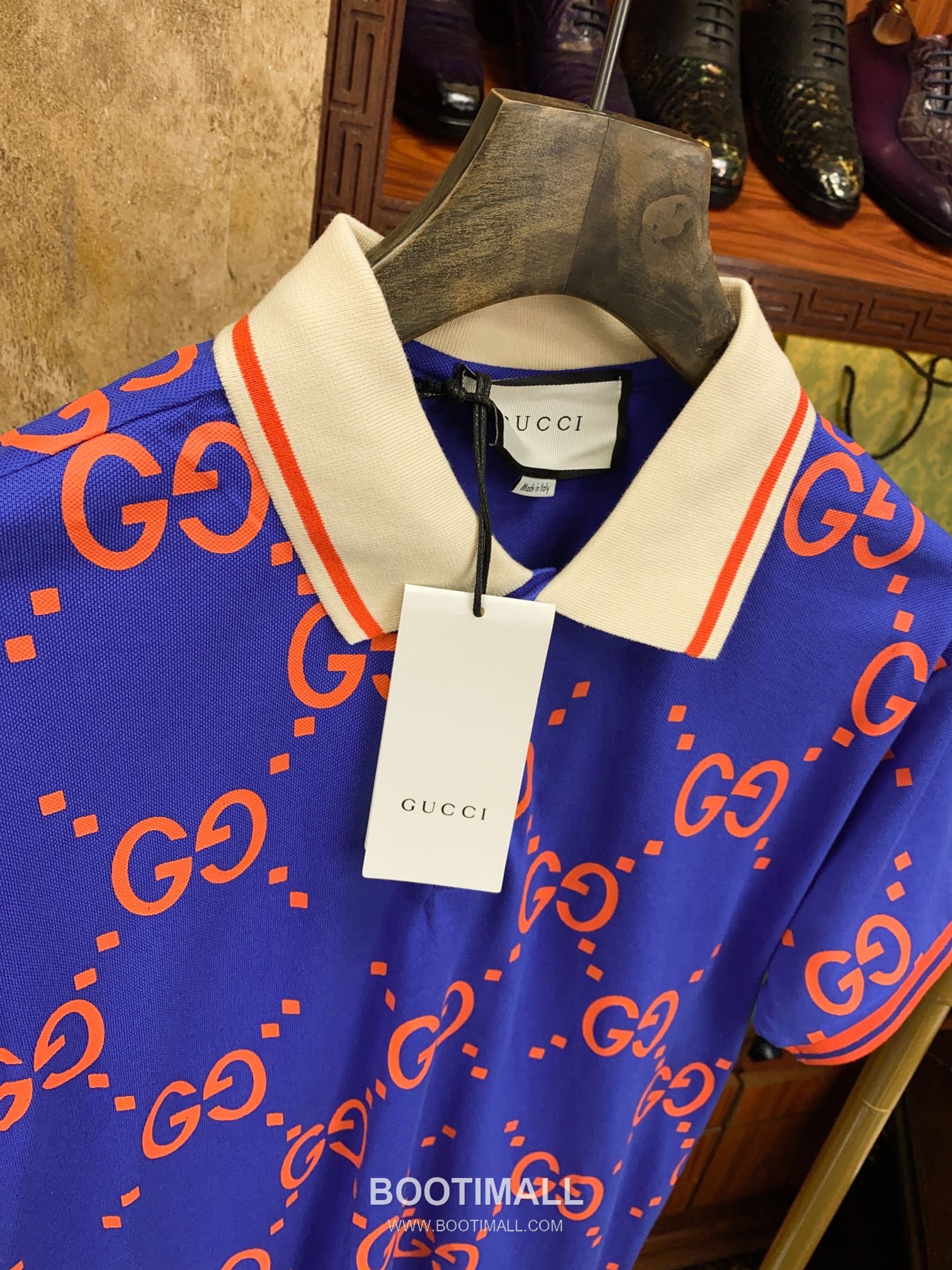 Gucci Embroidered Logo Pique Cotton Polo Shirt 구찌 엠브로이더드 로고 피케 코튼 폴로 셔츠 4