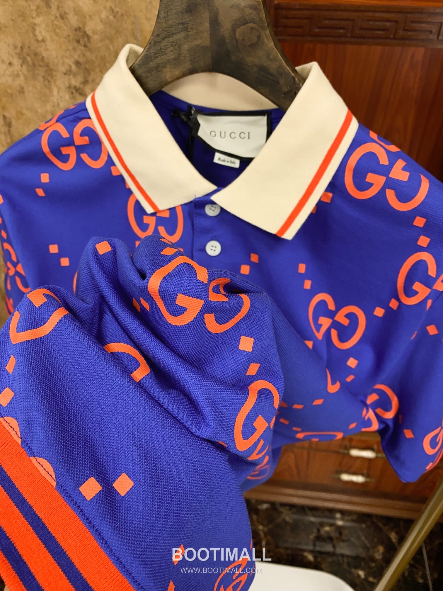 Gucci Embroidered Logo Pique Cotton Polo Shirt 구찌 엠브로이더드 로고 피케 코튼 폴로 셔츠 5