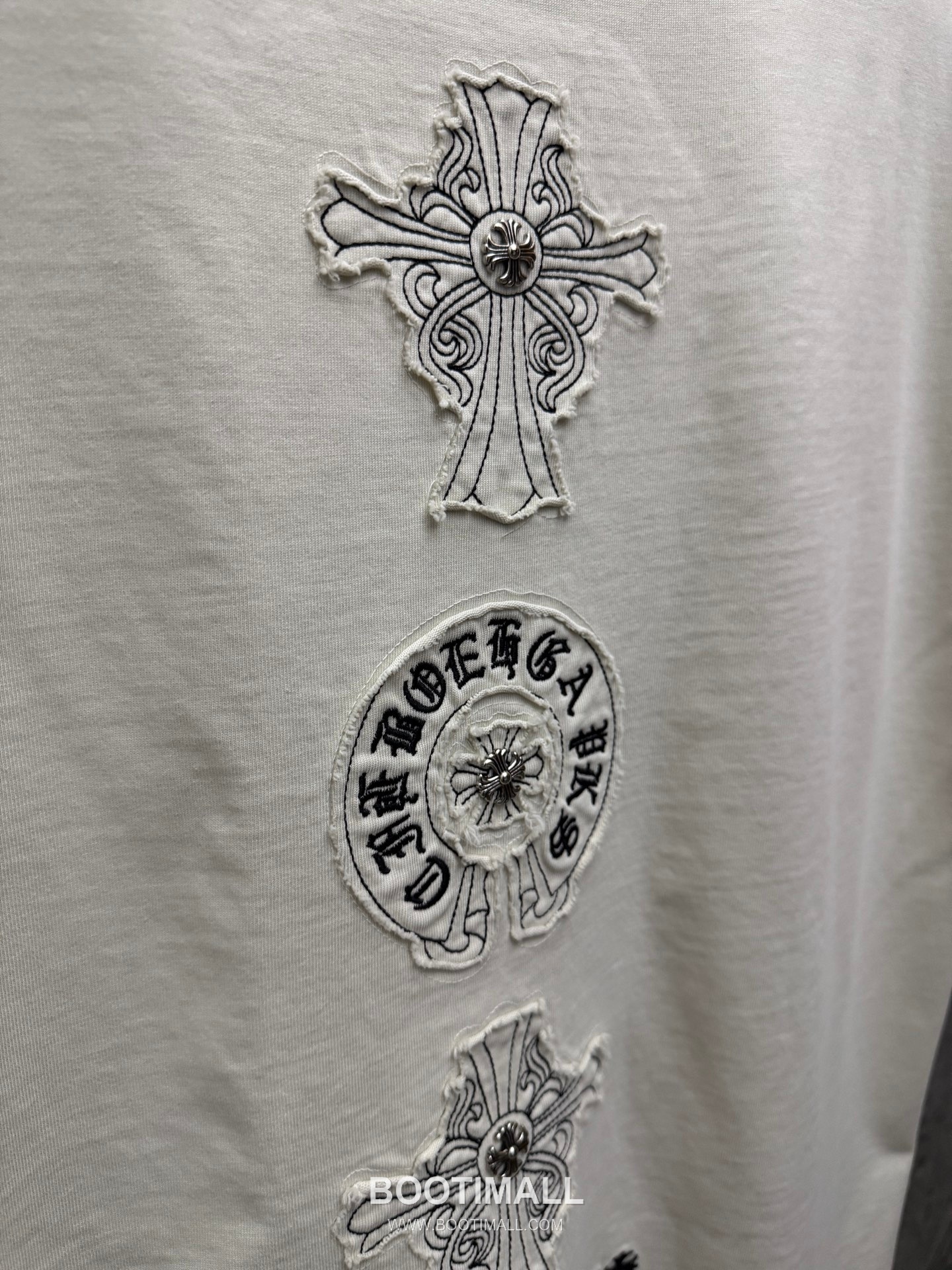 Chrome Hearts Embroidered Cross Logo Short Sleeve T-Shirt 크롬하츠 자수 크로스 로고 반팔 티셔츠 8