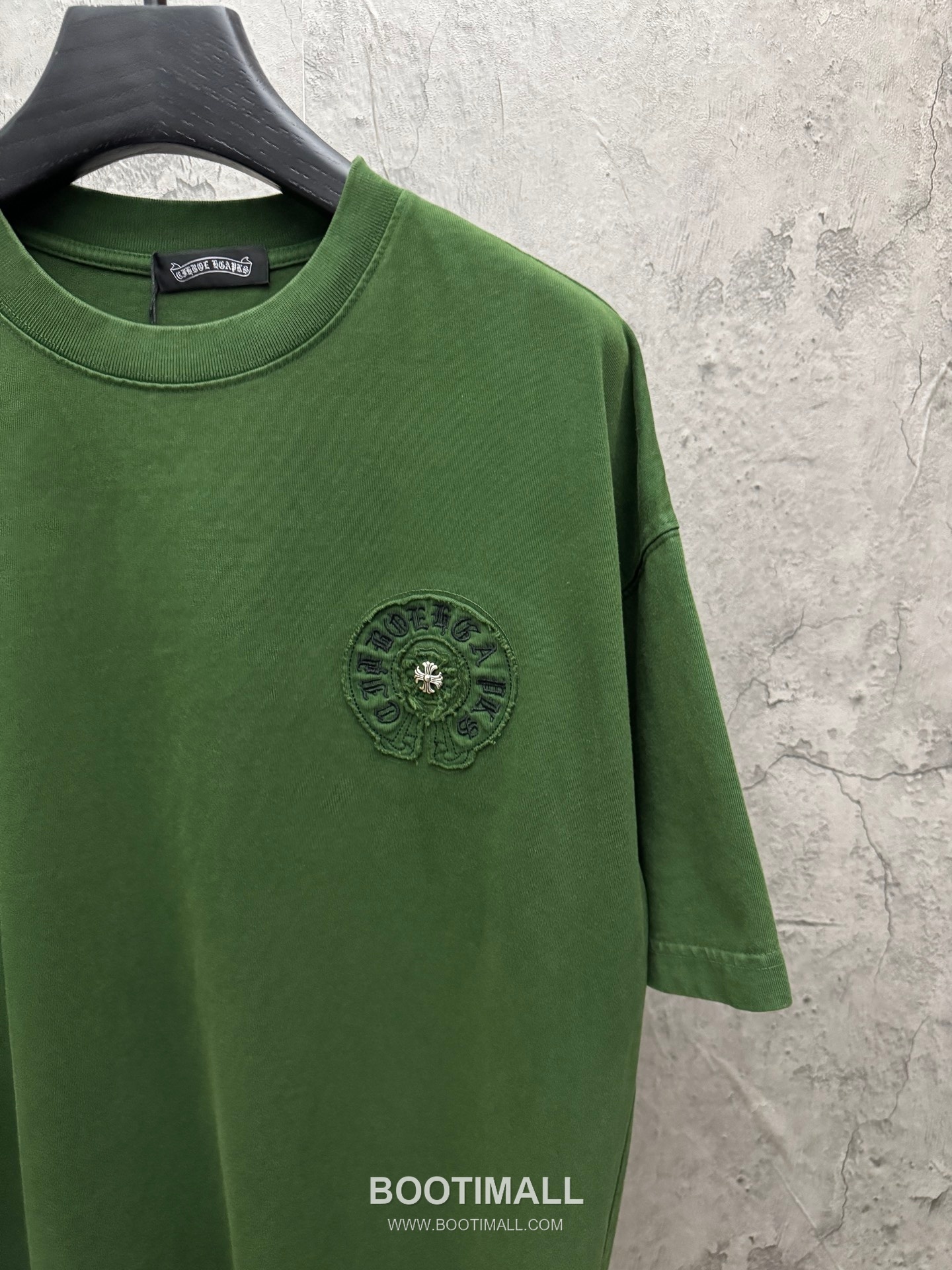 Chrome Hearts Embroidered Cross Logo Cotton Short Sleeve T-Shirt 크롬하츠 자수 크로스 로고 코튼 반팔 티셔츠 5