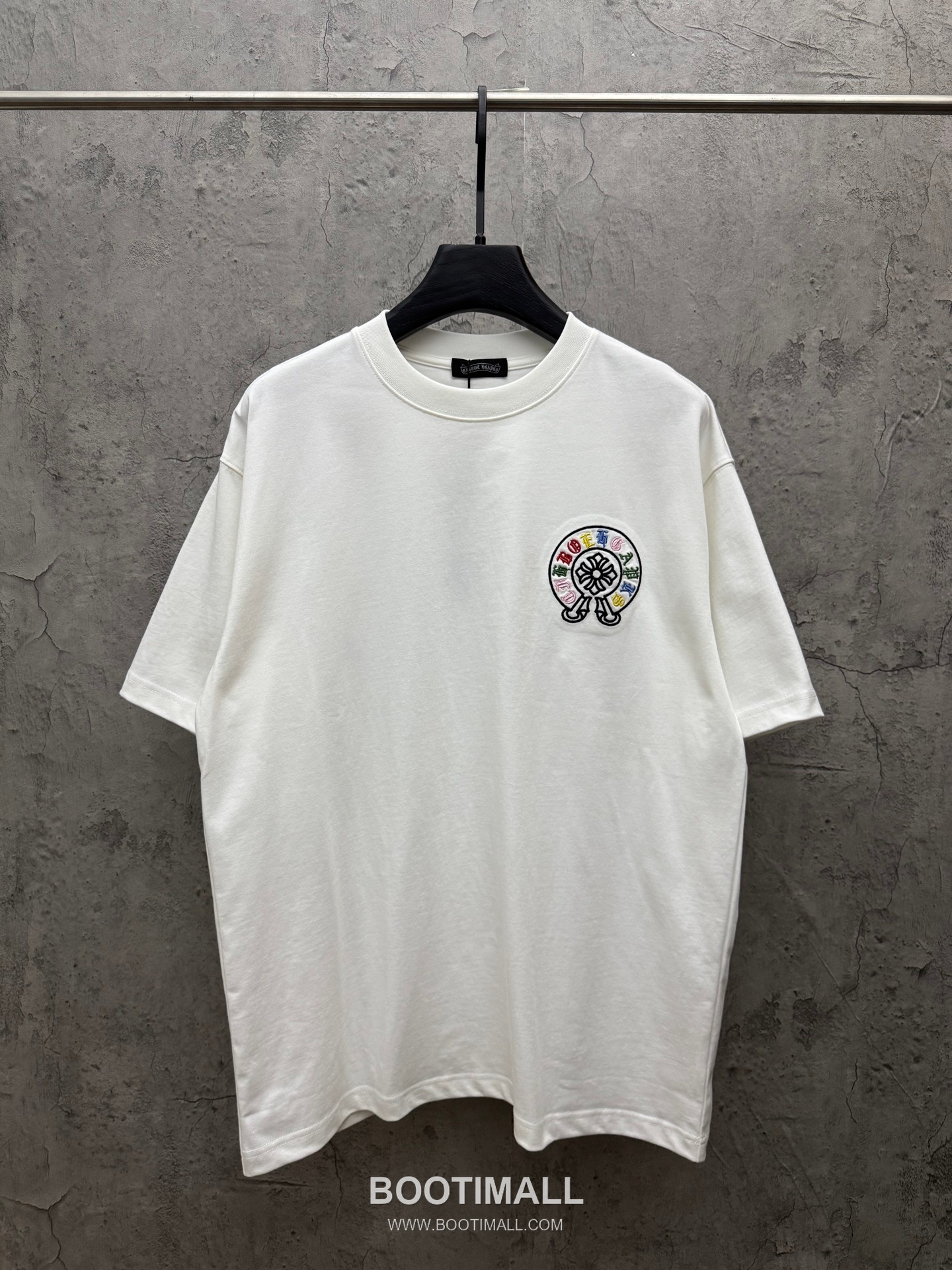 Chrome Hearts Colorful Embroidered Hollow Short Sleeve T-Shirt 크롬하츠 컬러풀 자수 중공 반팔 티셔츠 1