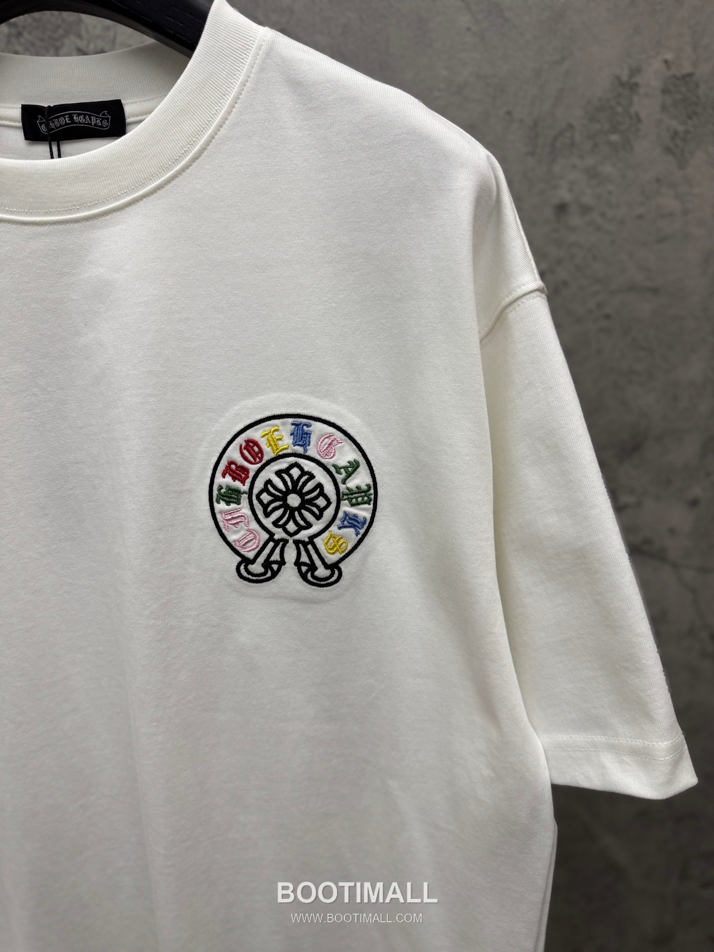 Chrome Hearts Colorful Embroidered Hollow Short Sleeve T-Shirt 크롬하츠 컬러풀 자수 중공 반팔 티셔츠 5