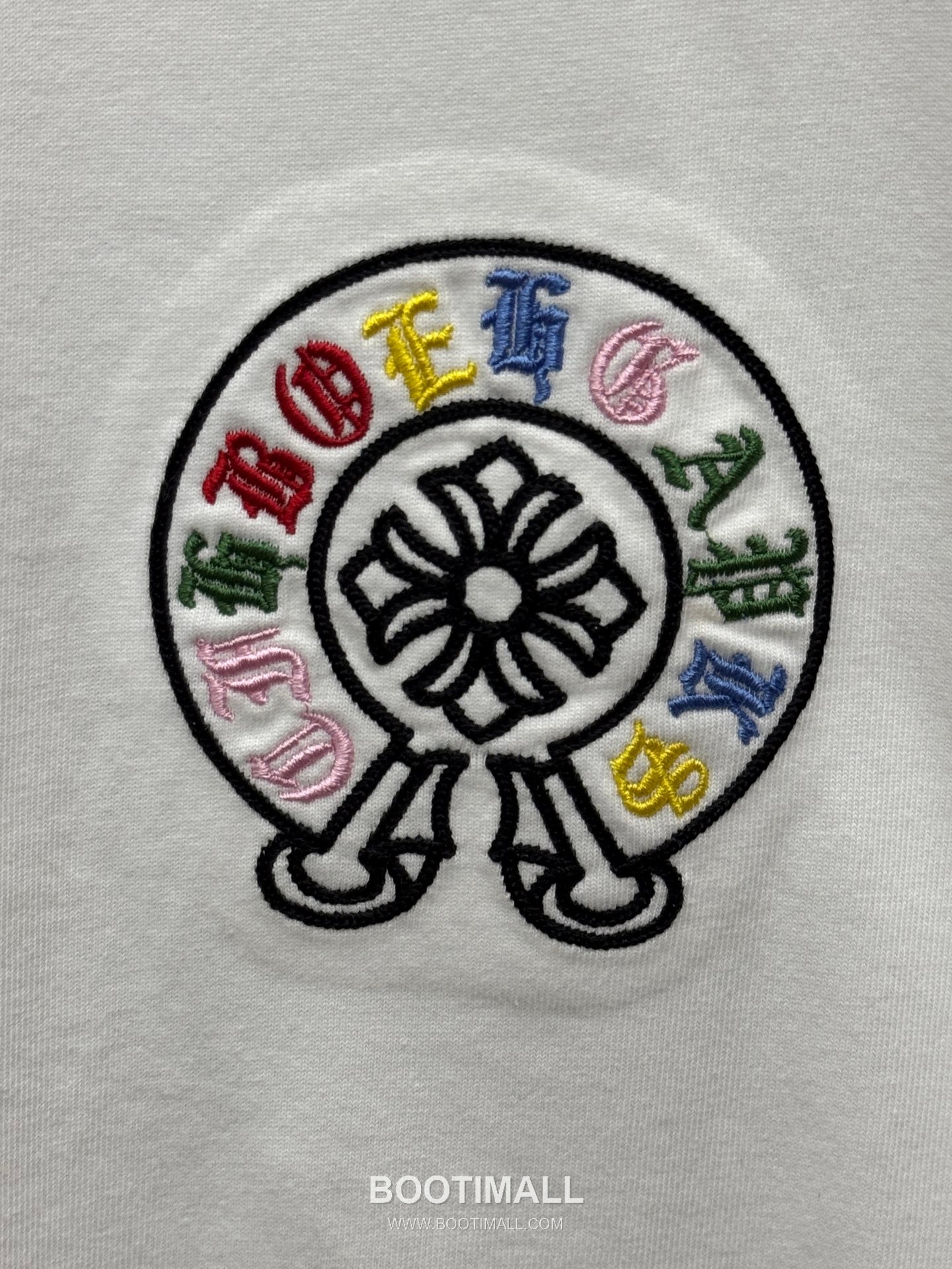 Chrome Hearts Colorful Embroidered Hollow Short Sleeve T-Shirt 크롬하츠 컬러풀 자수 중공 반팔 티셔츠 6