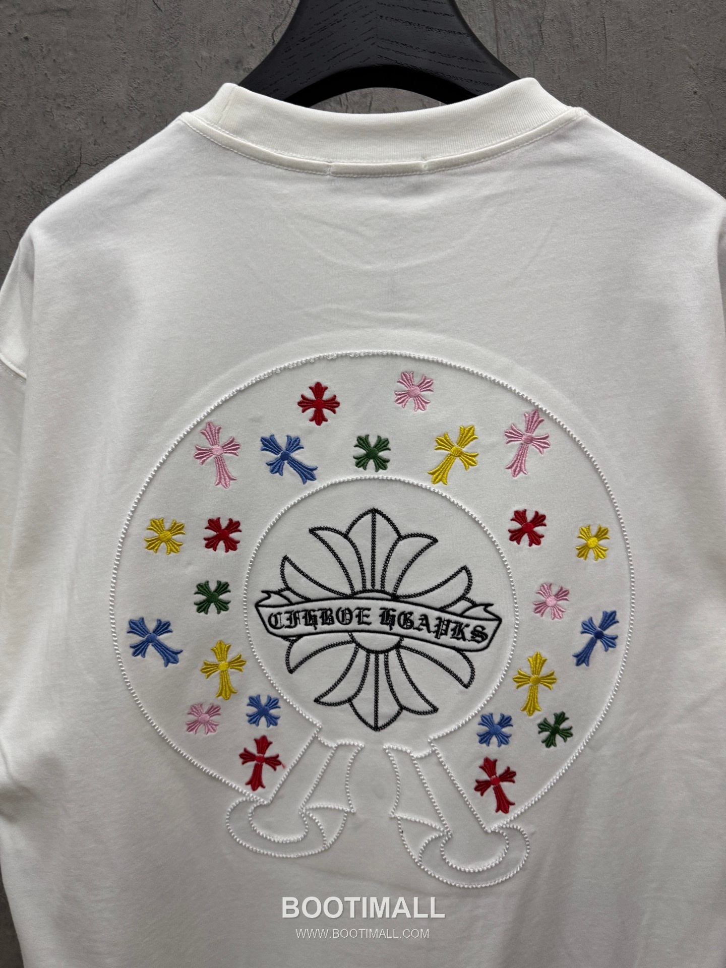 Chrome Hearts Colorful Embroidered Hollow Short Sleeve T-Shirt 크롬하츠 컬러풀 자수 중공 반팔 티셔츠 7