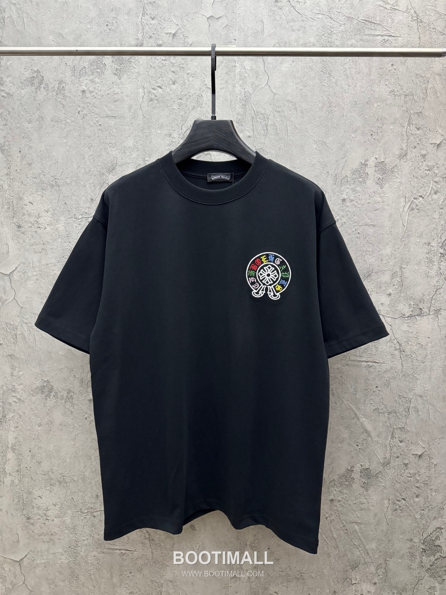 Chrome Hearts Colorful Embroidered Hollow Short Sleeve T-Shirt 크롬하츠 컬러풀 자수 중공 반팔 티셔츠 1