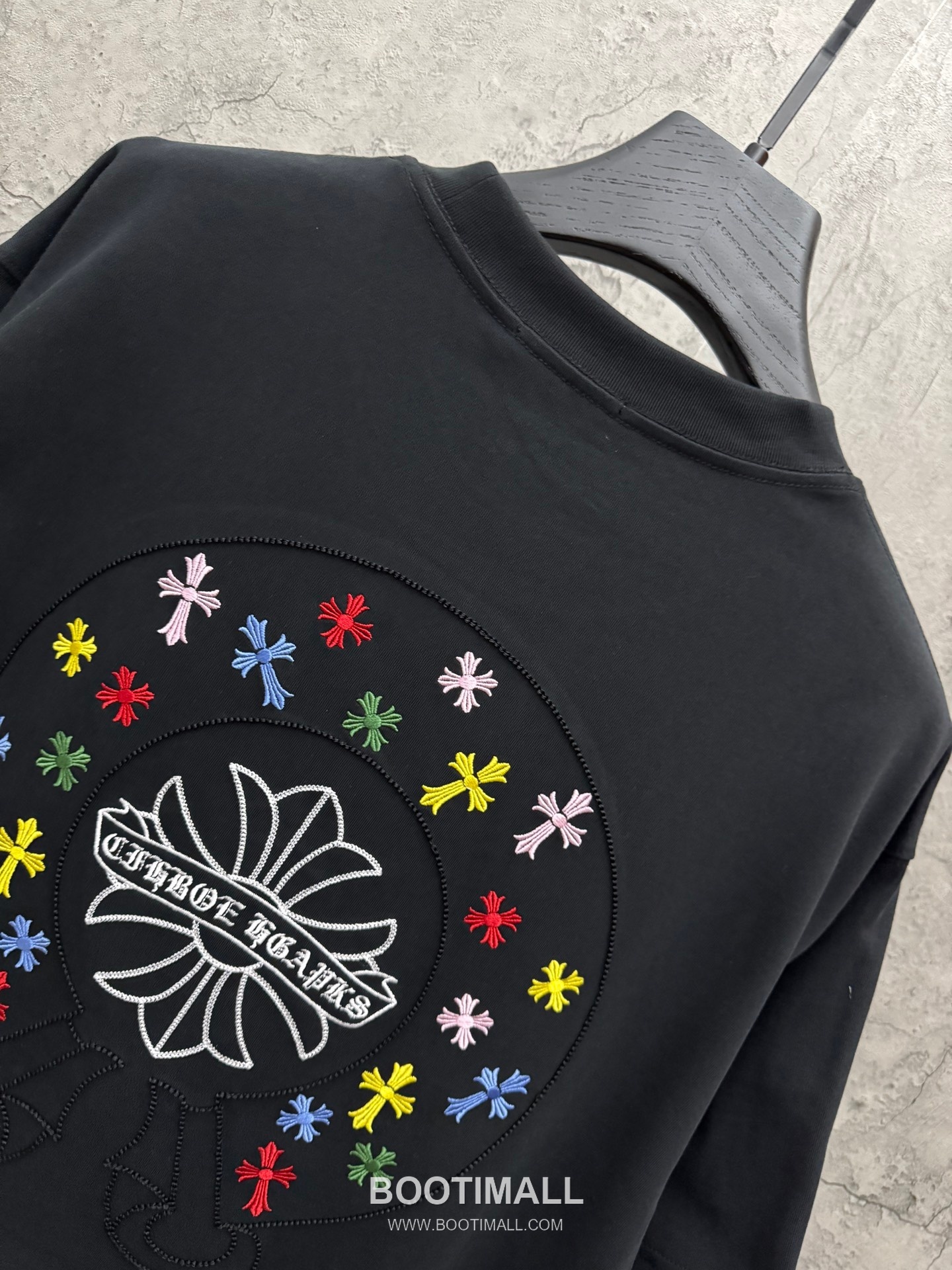 Chrome Hearts Colorful Embroidered Hollow Short Sleeve T-Shirt 크롬하츠 컬러풀 자수 중공 반팔 티셔츠 4