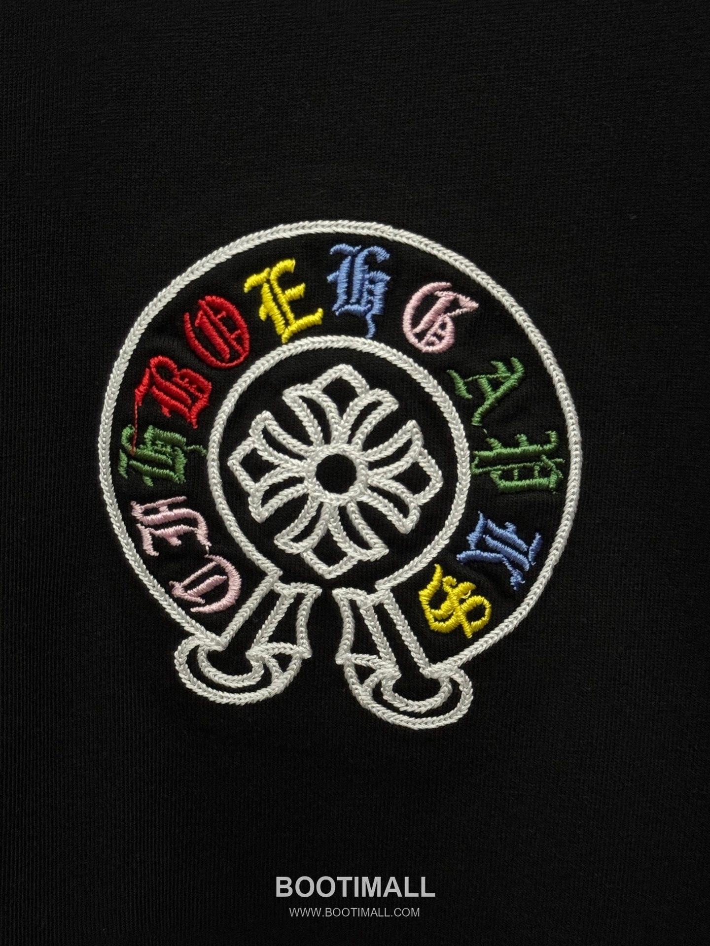 Chrome Hearts Colorful Embroidered Hollow Short Sleeve T-Shirt 크롬하츠 컬러풀 자수 중공 반팔 티셔츠 6