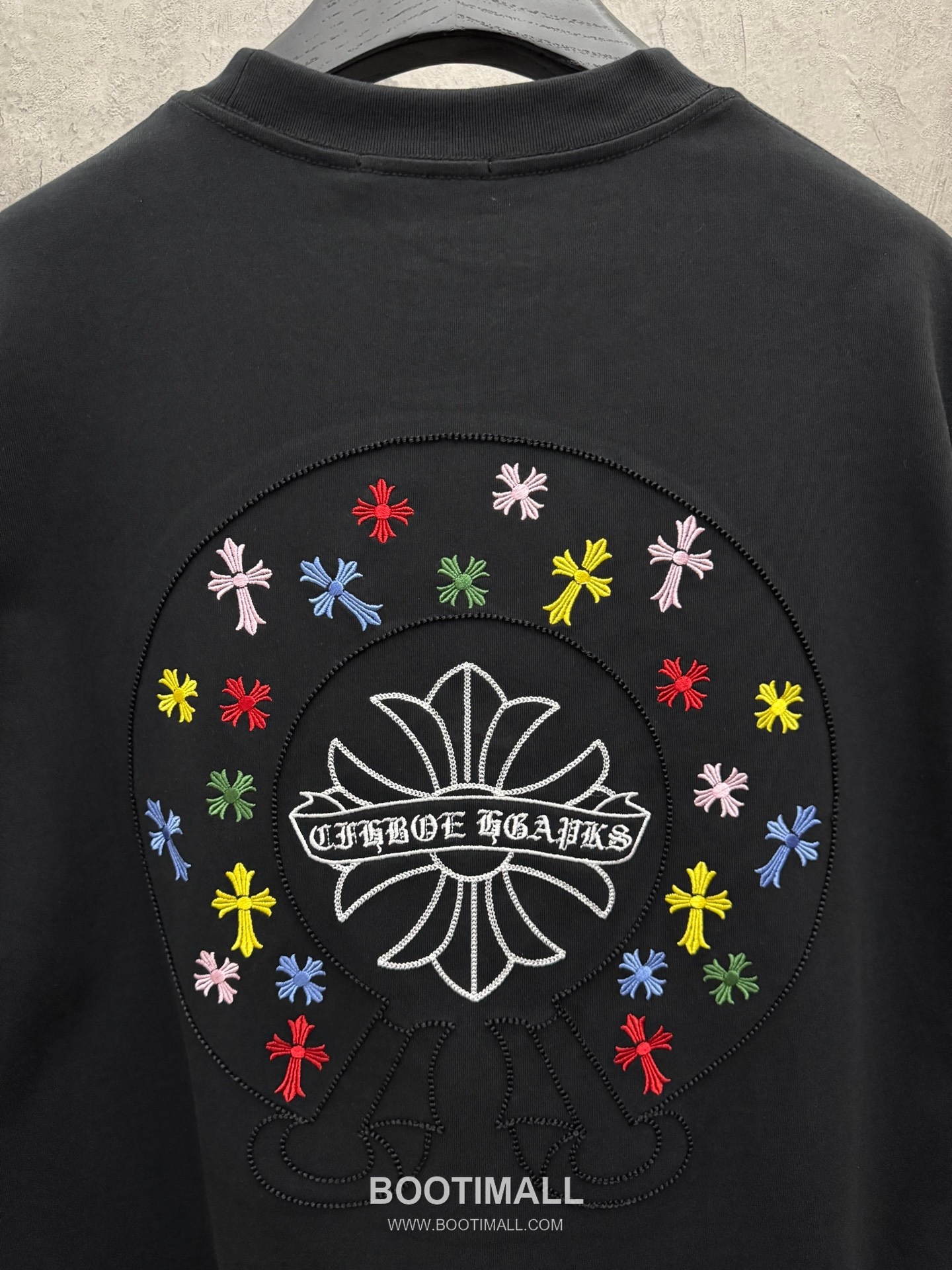 Chrome Hearts Colorful Embroidered Hollow Short Sleeve T-Shirt 크롬하츠 컬러풀 자수 중공 반팔 티셔츠 7