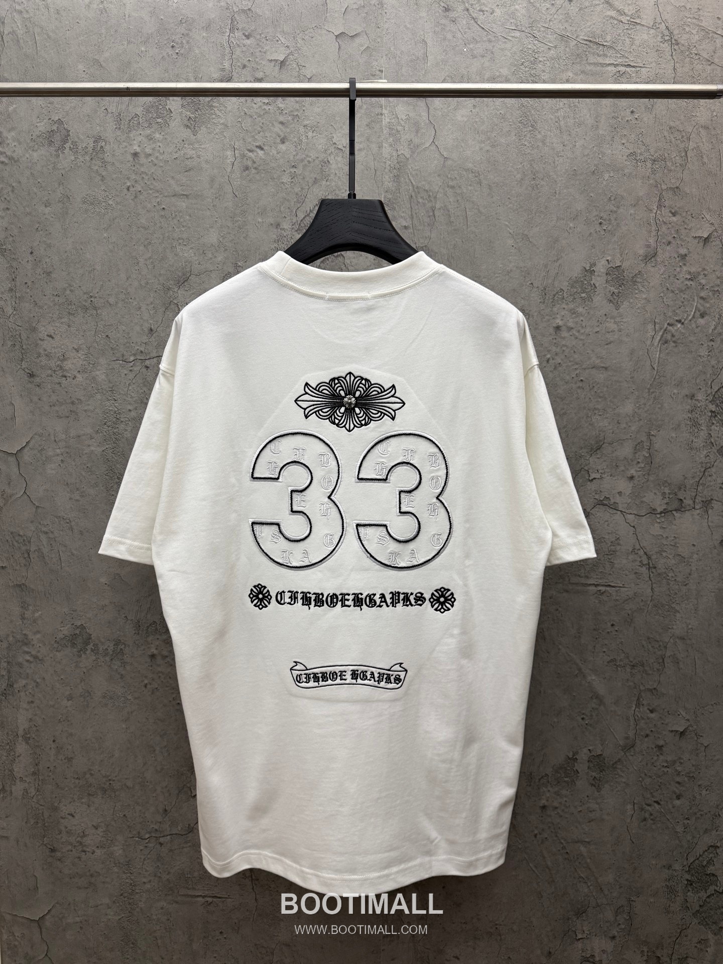 Chrome Hearts 2026 Embroidery Short Sleeve T-Shirt 크롬하츠 2026 자수 반팔 티셔츠 5