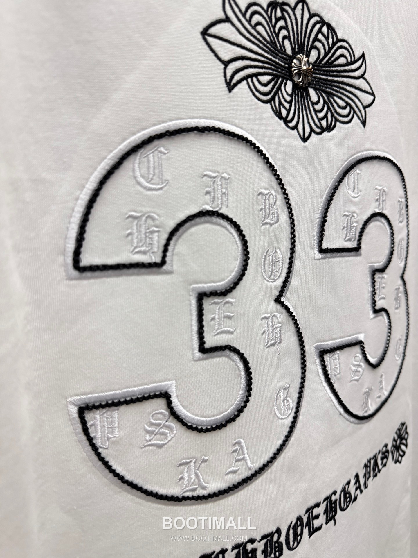 Chrome Hearts 2026 Embroidery Short Sleeve T-Shirt 크롬하츠 2026 자수 반팔 티셔츠 8