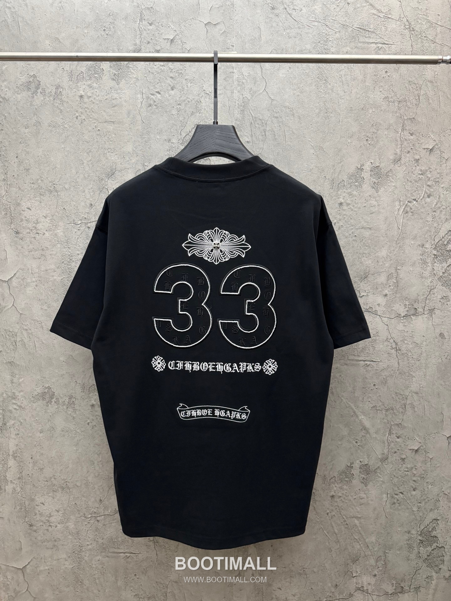 Chrome Hearts 2026 Embroidery Short Sleeve T-Shirt 크롬하츠 2026 자수 반팔 티셔츠 2