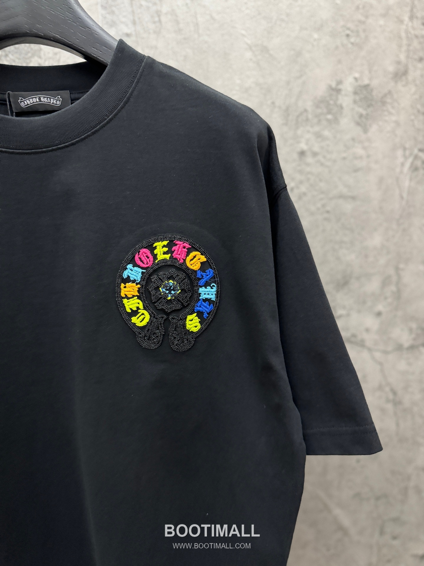 Chrome Hearts Colorful Embroidered Hollow Short Sleeve T-Shirt 크롬하츠 컬러풀 자수 중공 반팔 티셔츠 -3 5