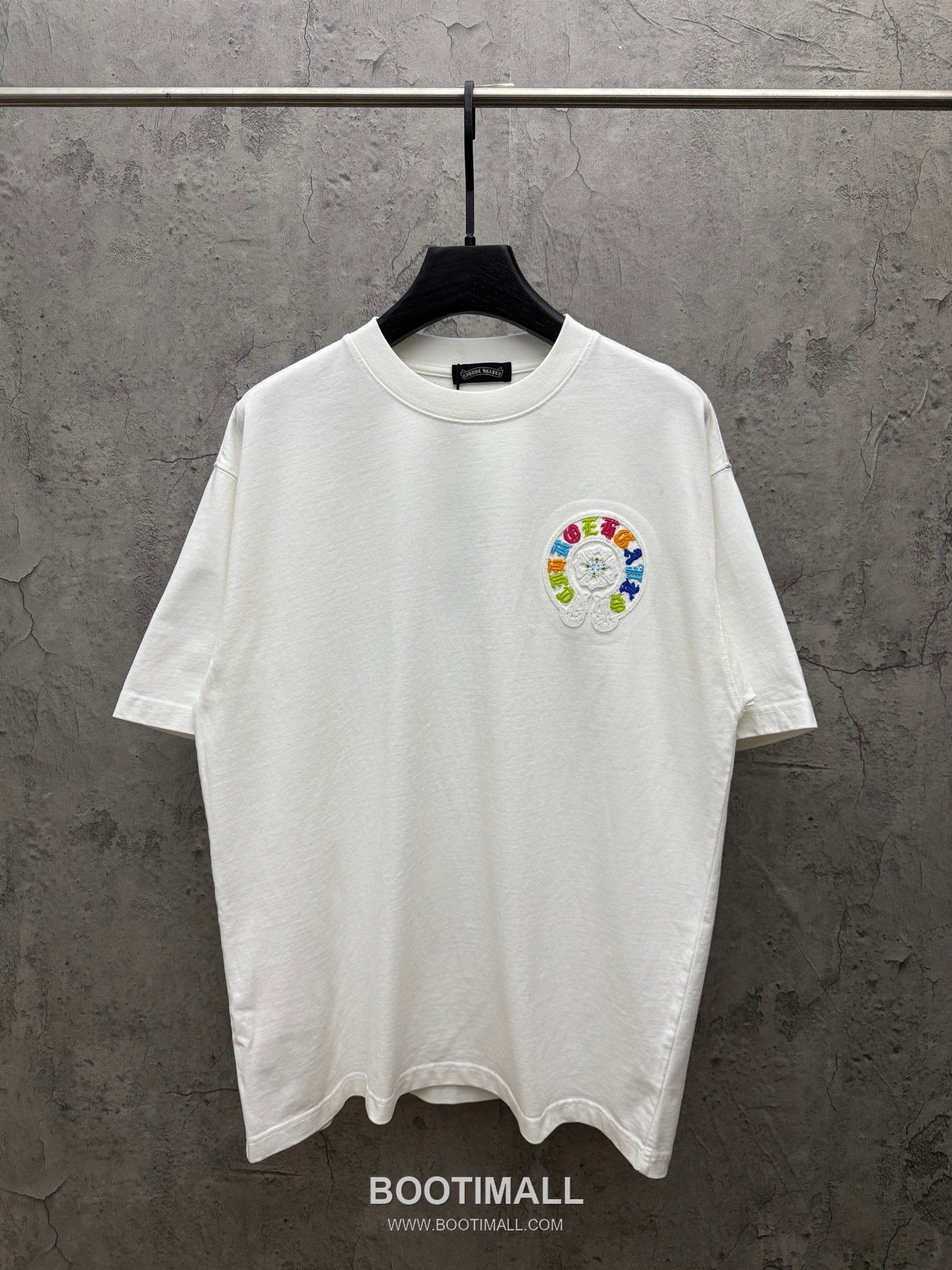 Chrome Hearts Colorful Embroidered Hollow Short Sleeve T-Shirt 크롬하츠 컬러풀 자수 중공 반팔 티셔츠 -3 1