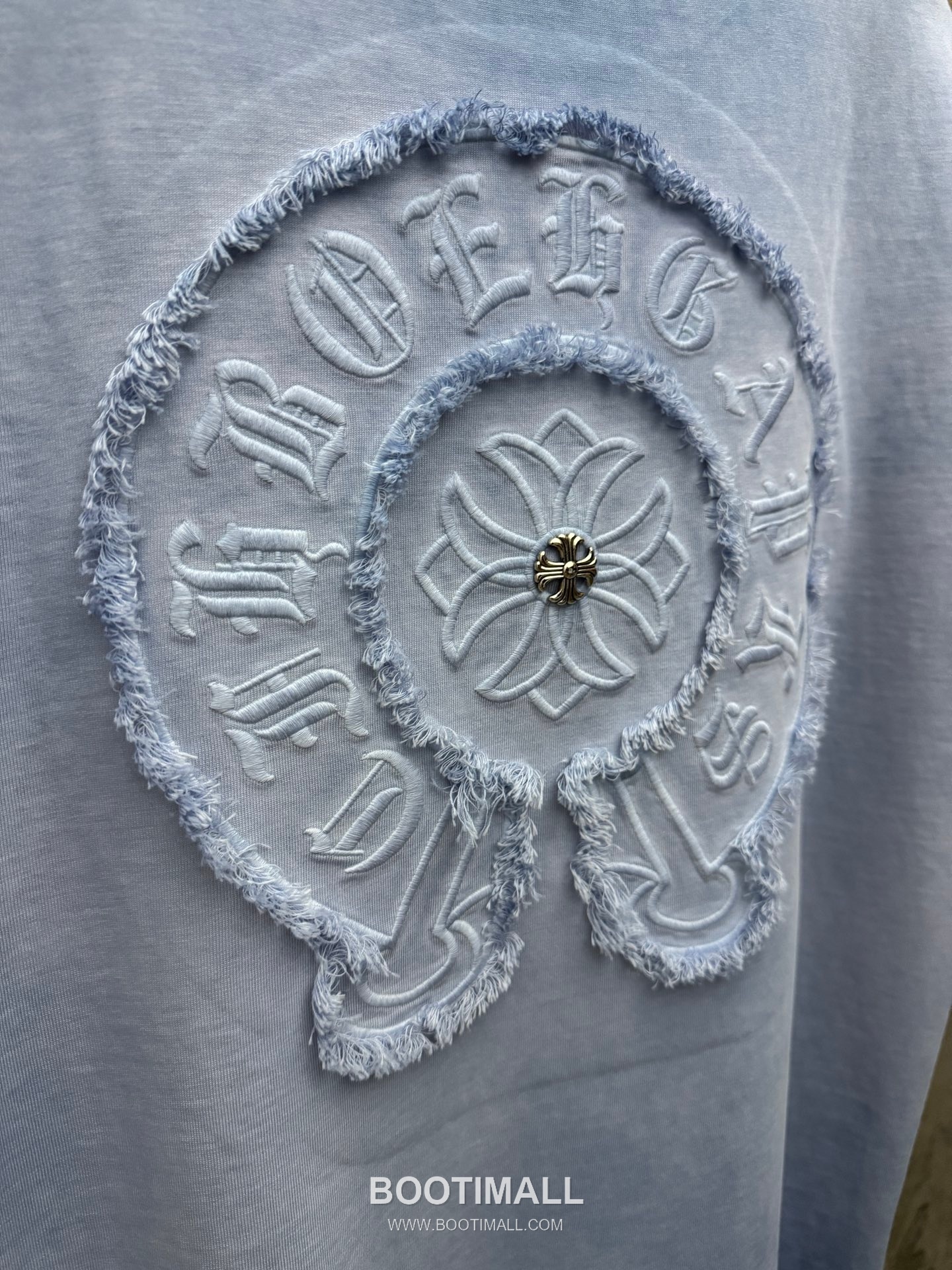 Chrome Hearts Washed Embroidered Short Sleeve T-Shirt 크롬하츠 워싱 자수 반팔 티셔츠 8