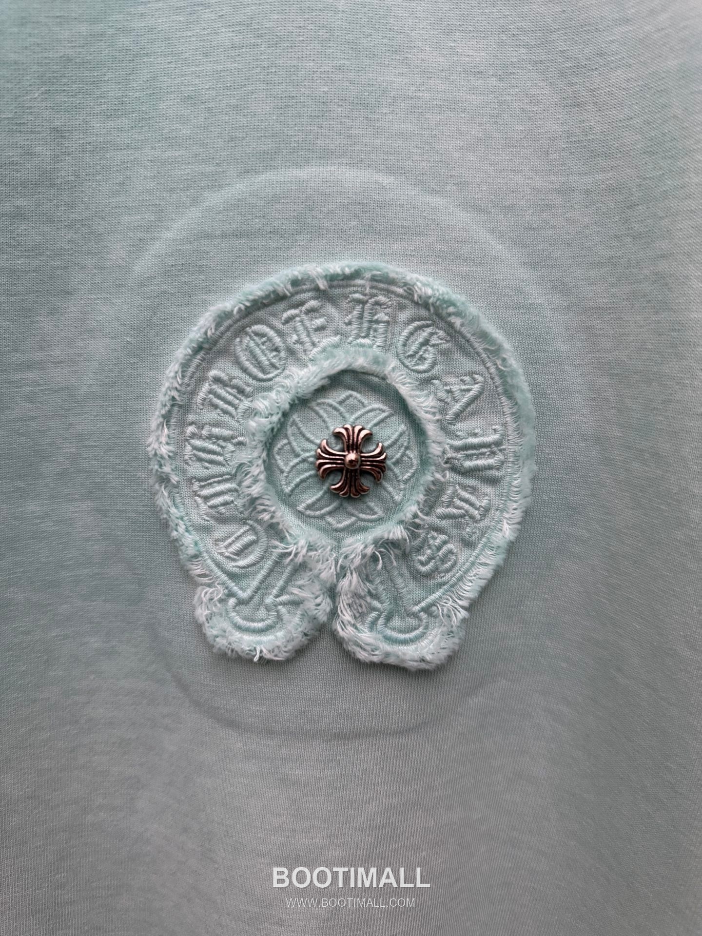 Chrome Hearts Embroidered Logo Washed Cotton Short Sleeve T-Shirt 크롬하츠 엠보 로고 워싱 코튼 반팔 티셔츠 6