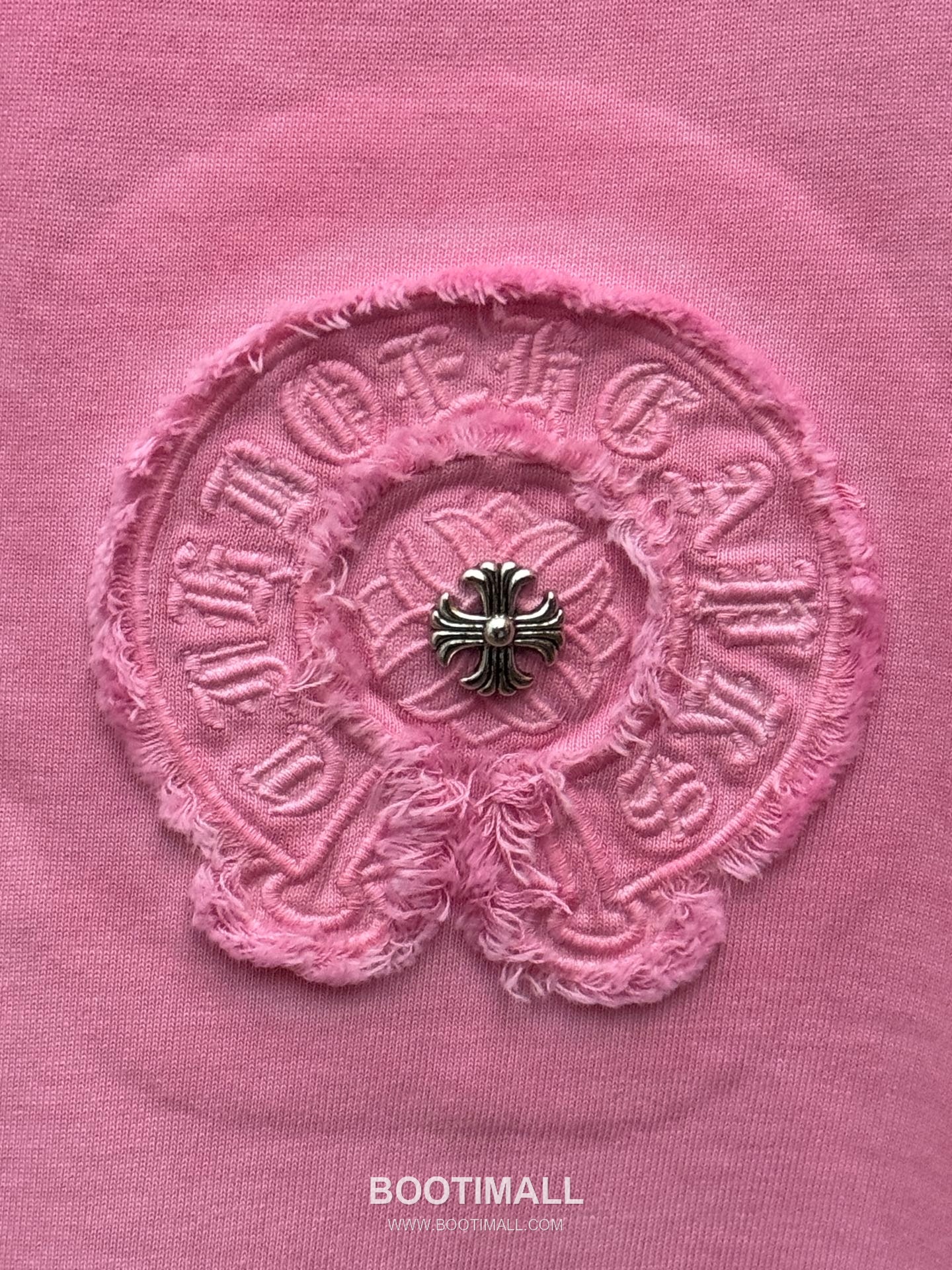 Chrome Hearts Embroidered Logo Washed Cotton Short Sleeve T-Shirt 크롬하츠 엠보 로고 워싱 코튼 반팔 티셔츠 6