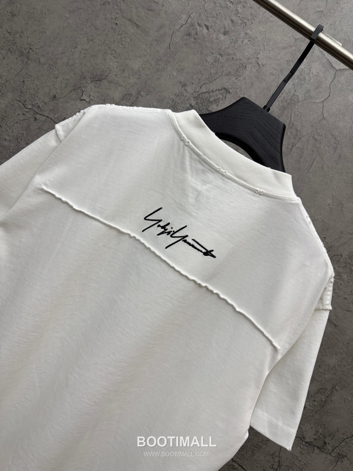 Y-3 3D Embroidery Cotton Short Sleeve T-Shirt 와이쓰리 3D 자수 코튼 반팔 티셔츠 4