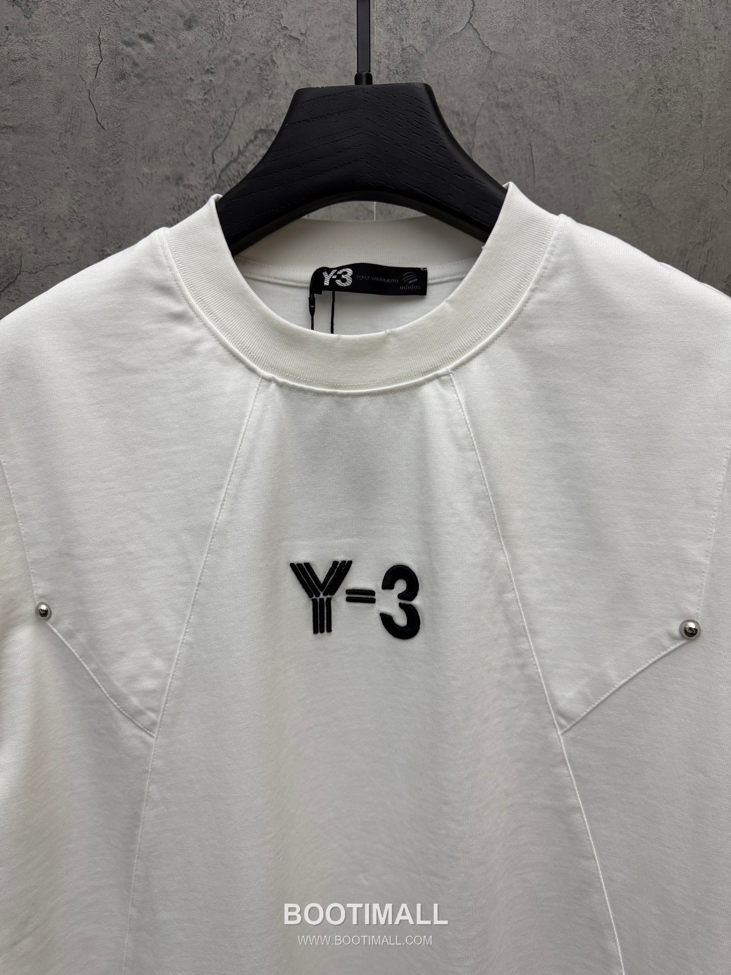 Y-3 3D Embroidery Cotton Short Sleeve T-Shirt 와이쓰리 3D 자수 코튼 반팔 티셔츠 5