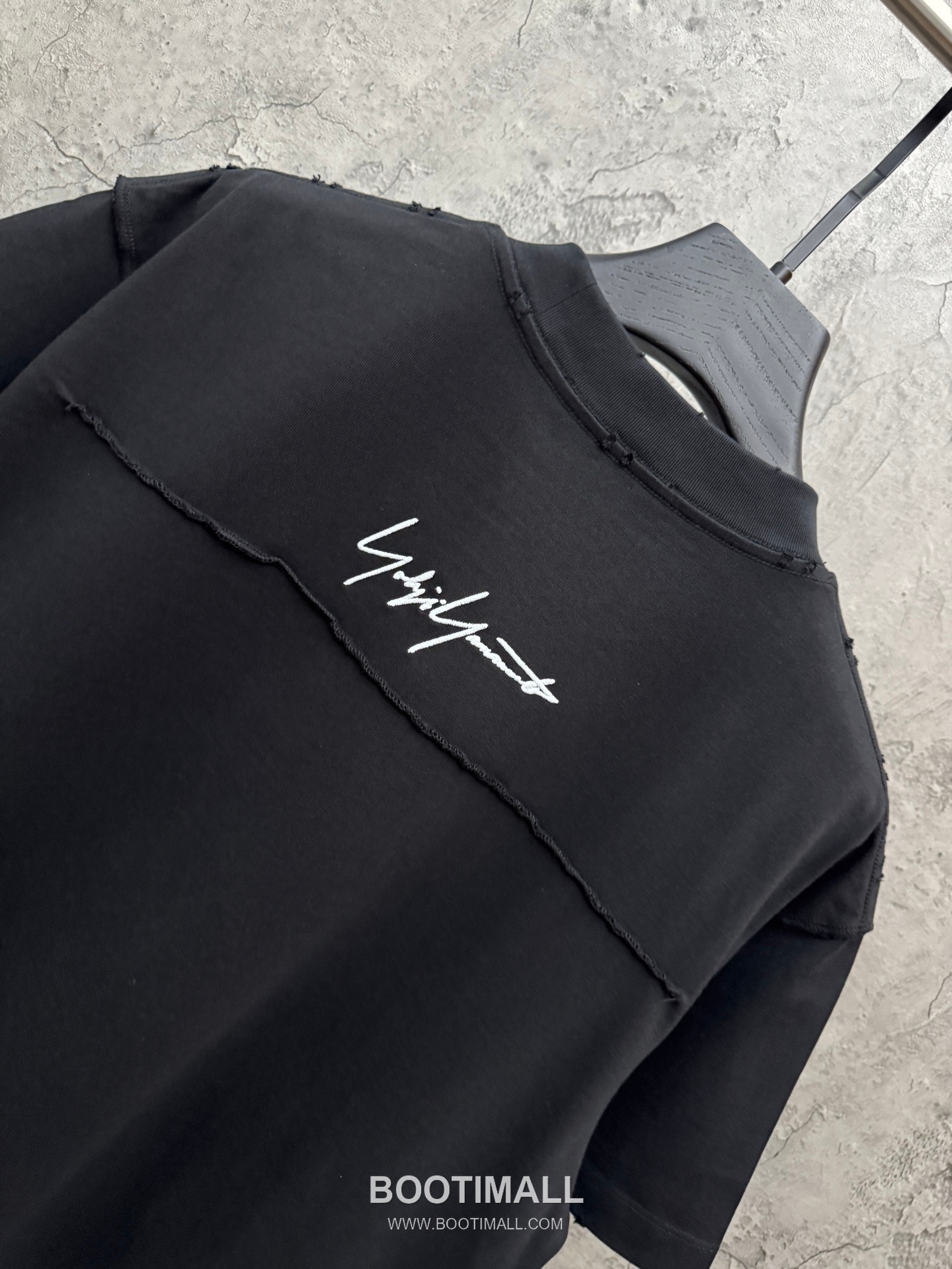 Y-3 3D Embroidery Cotton Short Sleeve T-Shirt 와이쓰리 3D 자수 코튼 반팔 티셔츠 4