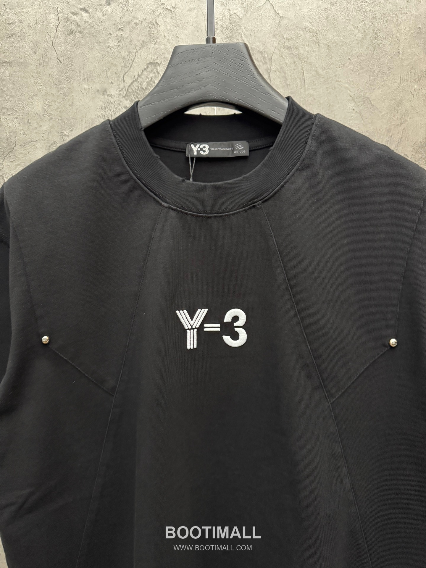 Y-3 3D Embroidery Cotton Short Sleeve T-Shirt 와이쓰리 3D 자수 코튼 반팔 티셔츠 5