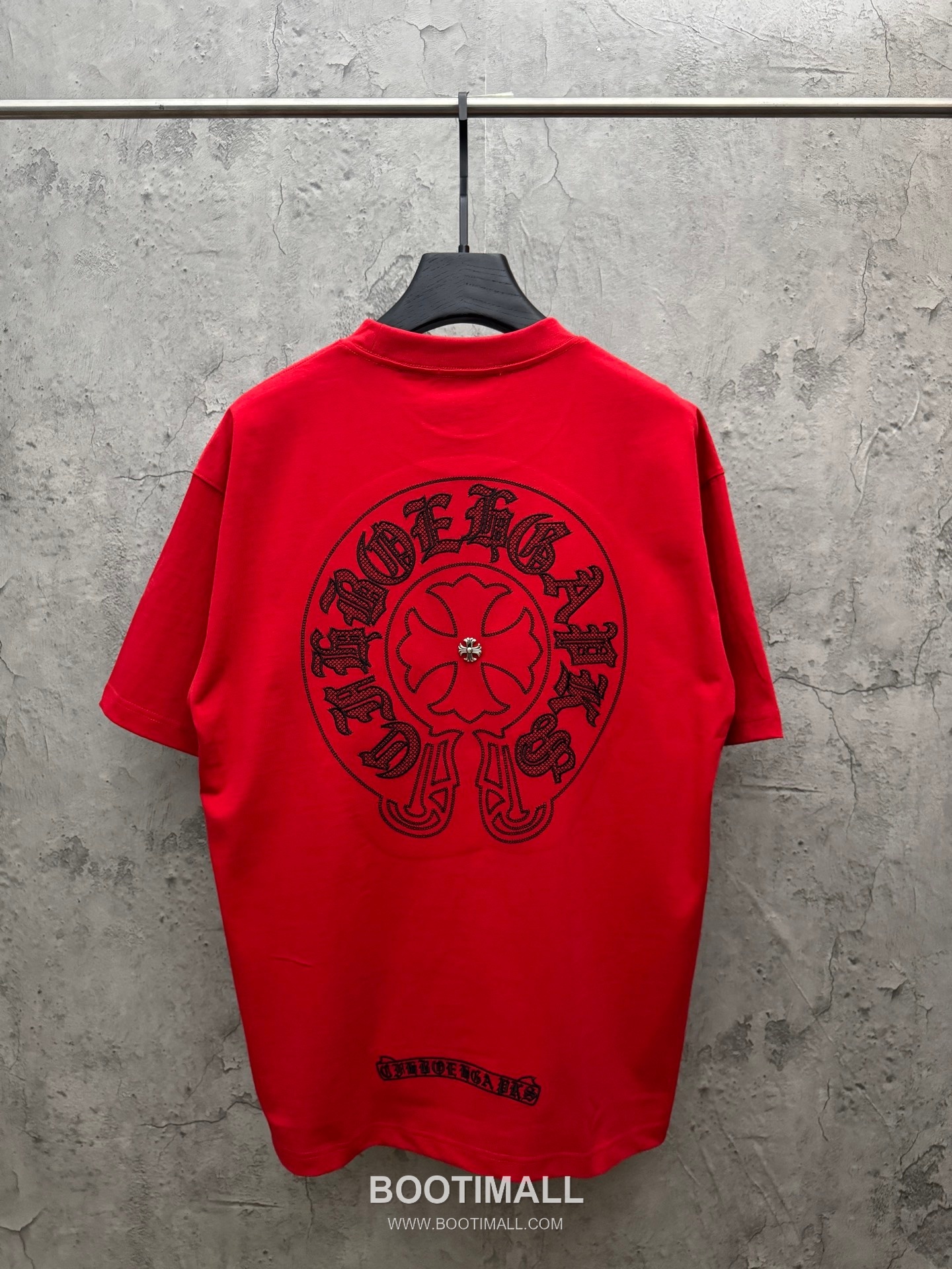 Chrome Hearts Logo Embroidery Cotton Short Sleeve T-Shirt 크롬하츠 로고 자수 코튼 반팔 티셔츠 2